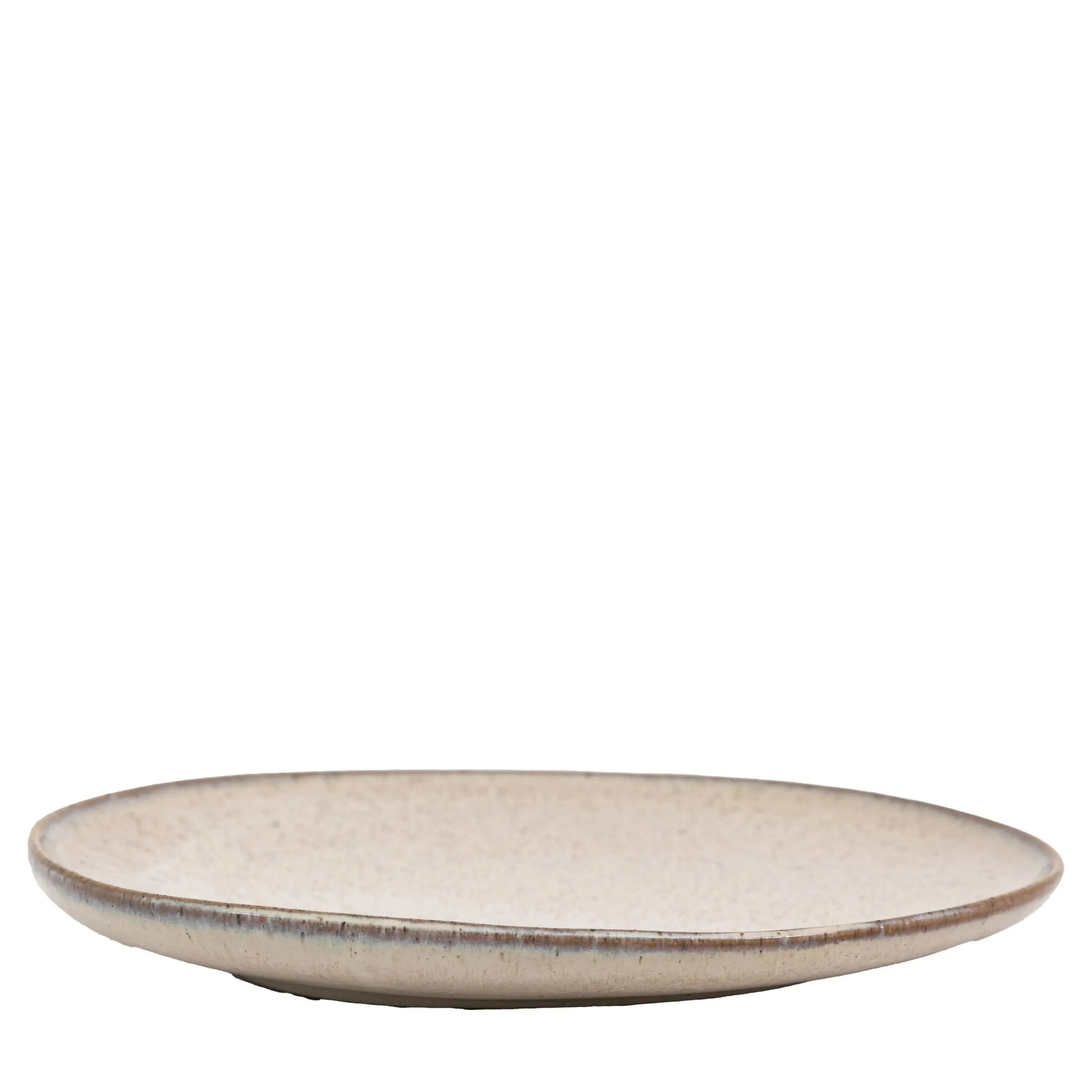 Speckle Glaze Side Plate Oatmeal 4pk - Image 2