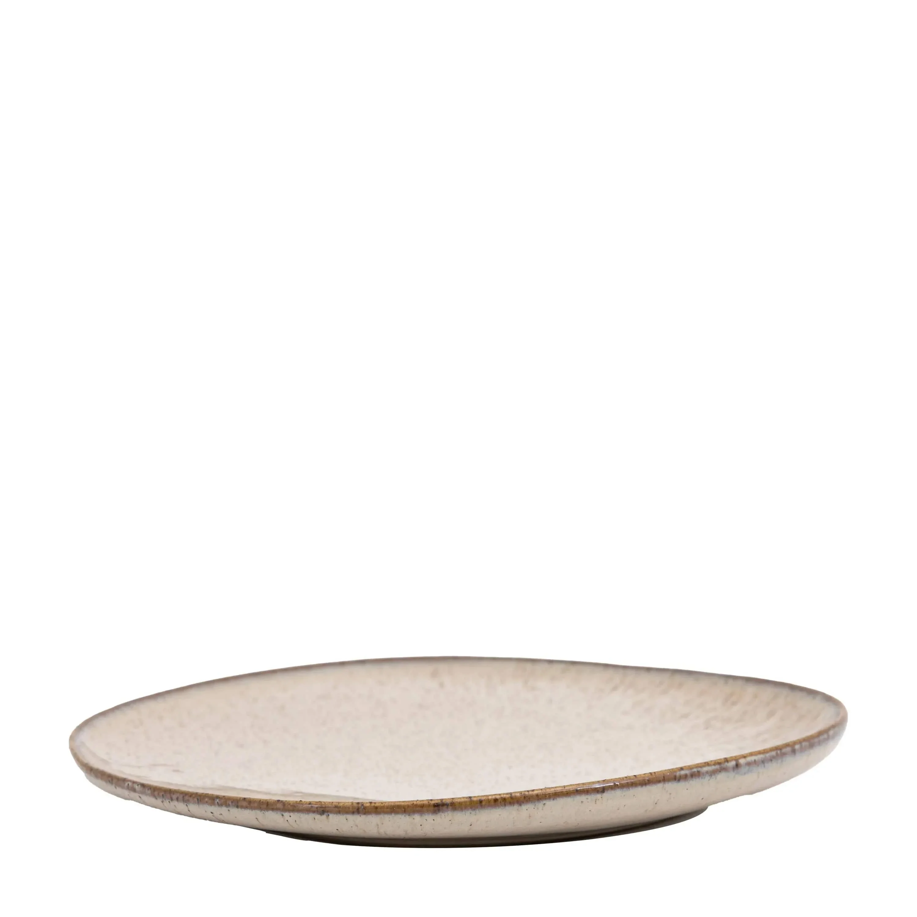 Speckle Glaze Side Plate Oatmeal 4pk - Image 4