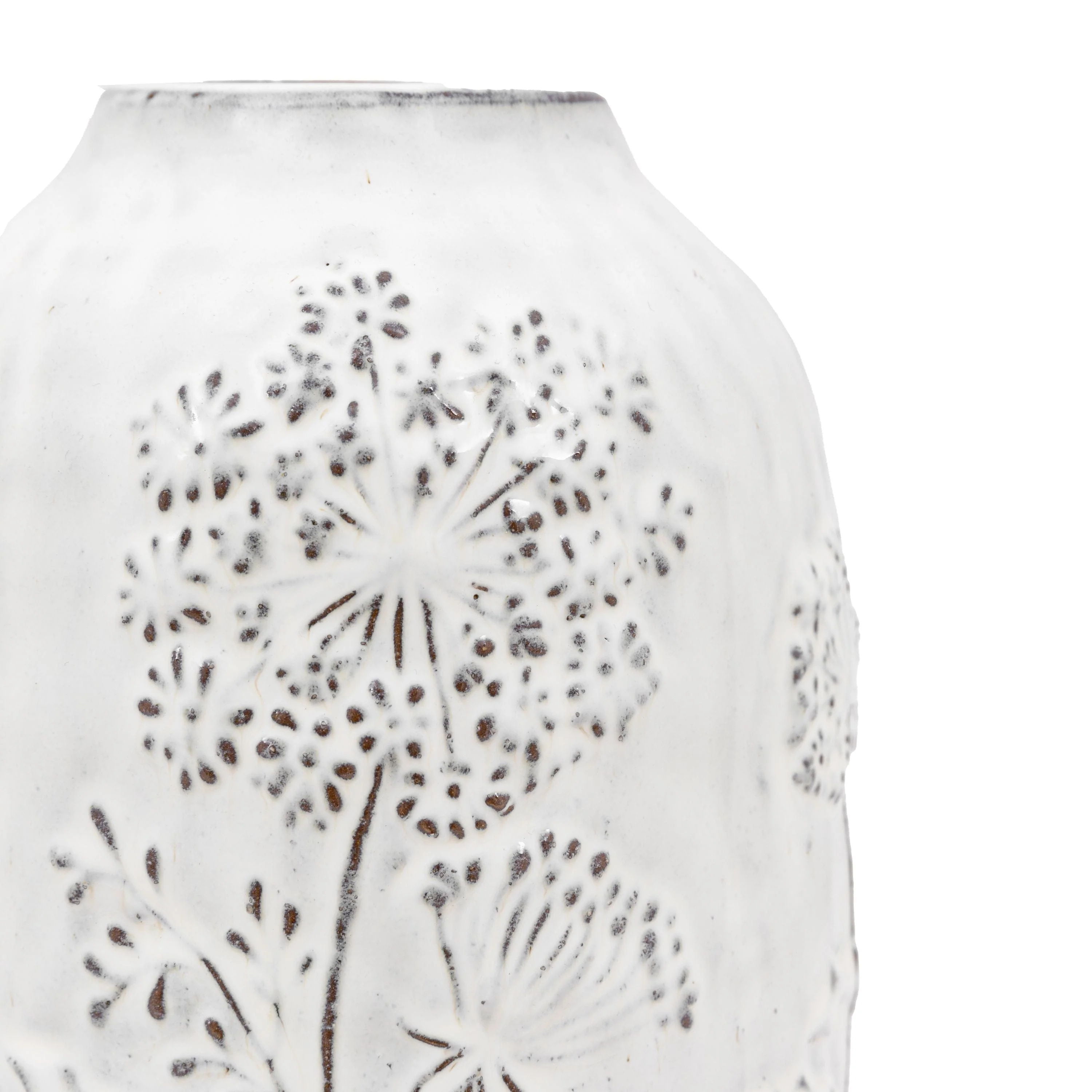 Springs Embossed Ceramic Vase Stone Large - Image 8