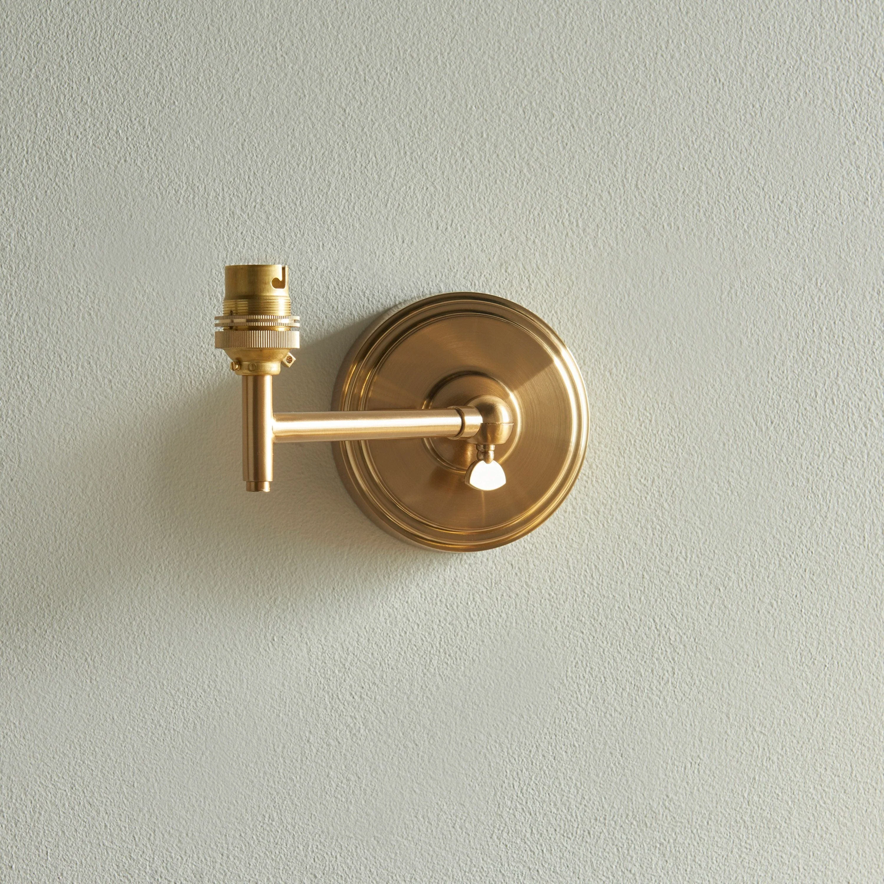 Steph Fold 1 Wall Light Fitting Brushed Aged Brass - Image 5