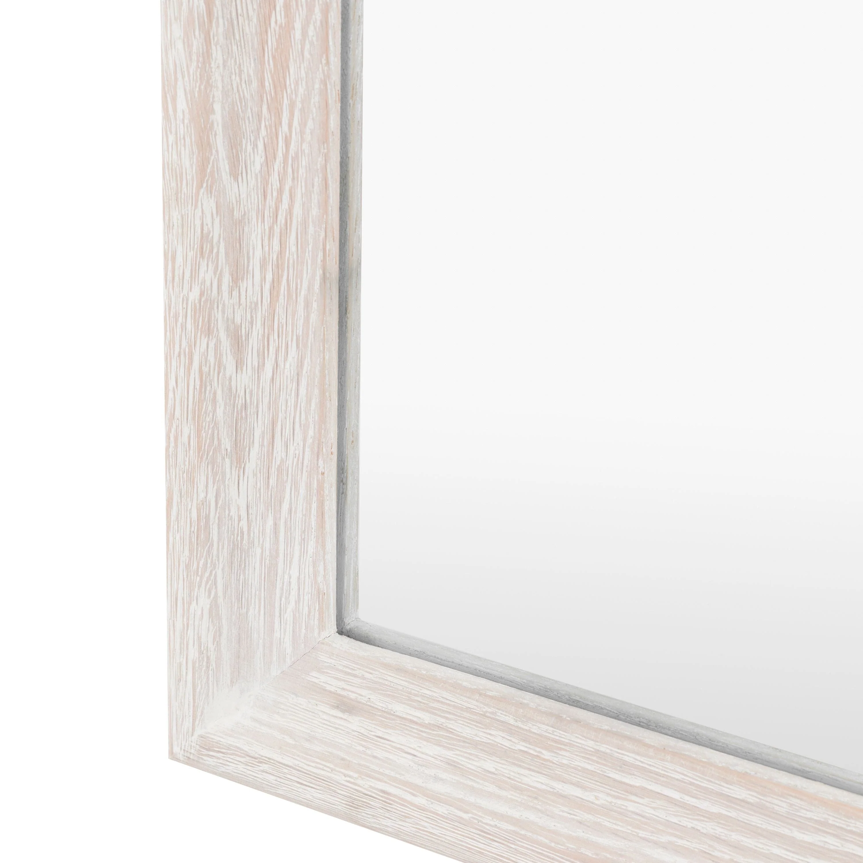 Stockholm Overmantle Mirror Limed Oak - Image 5