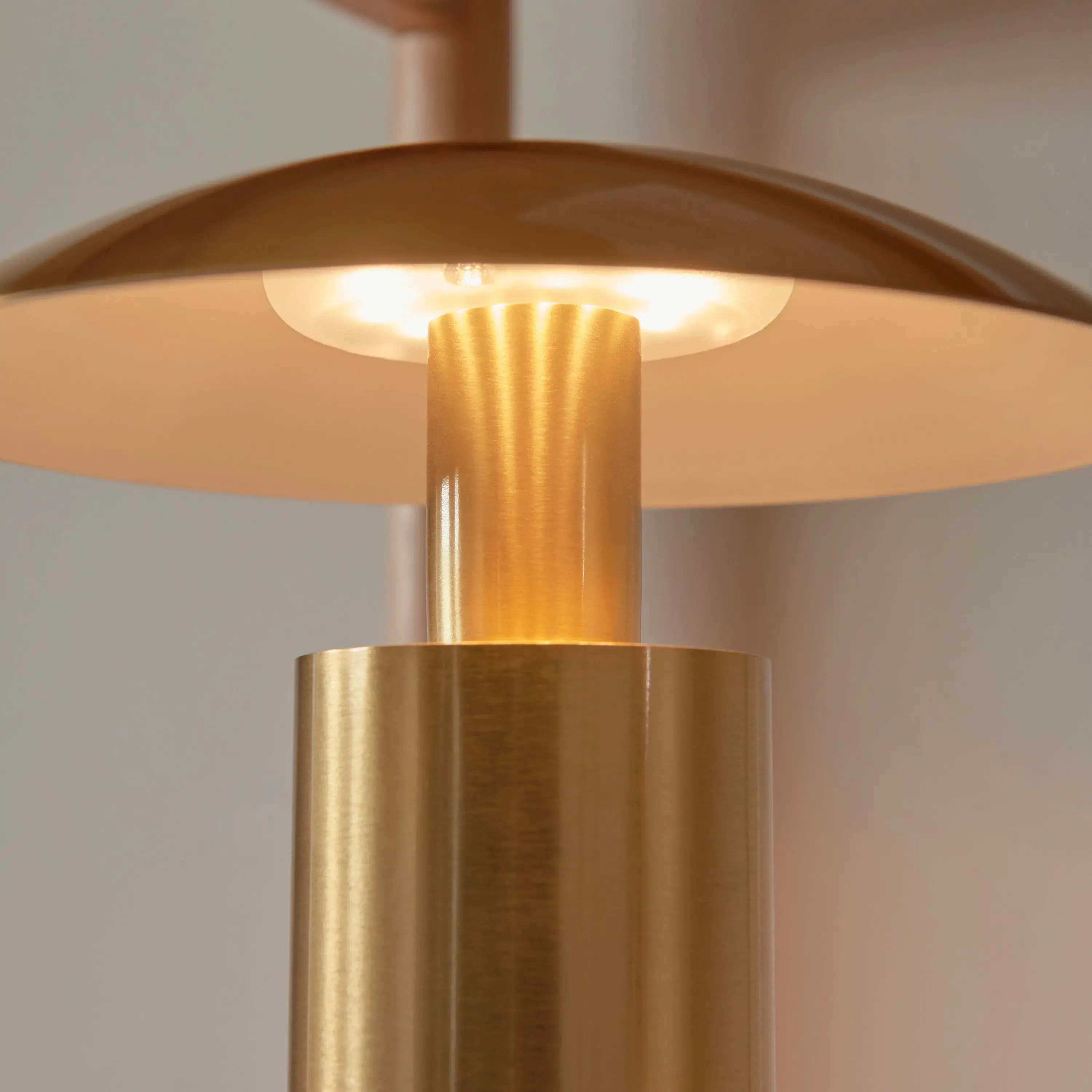 Sunset Rechargeable Table Lamp Brushed Gold - Image 3