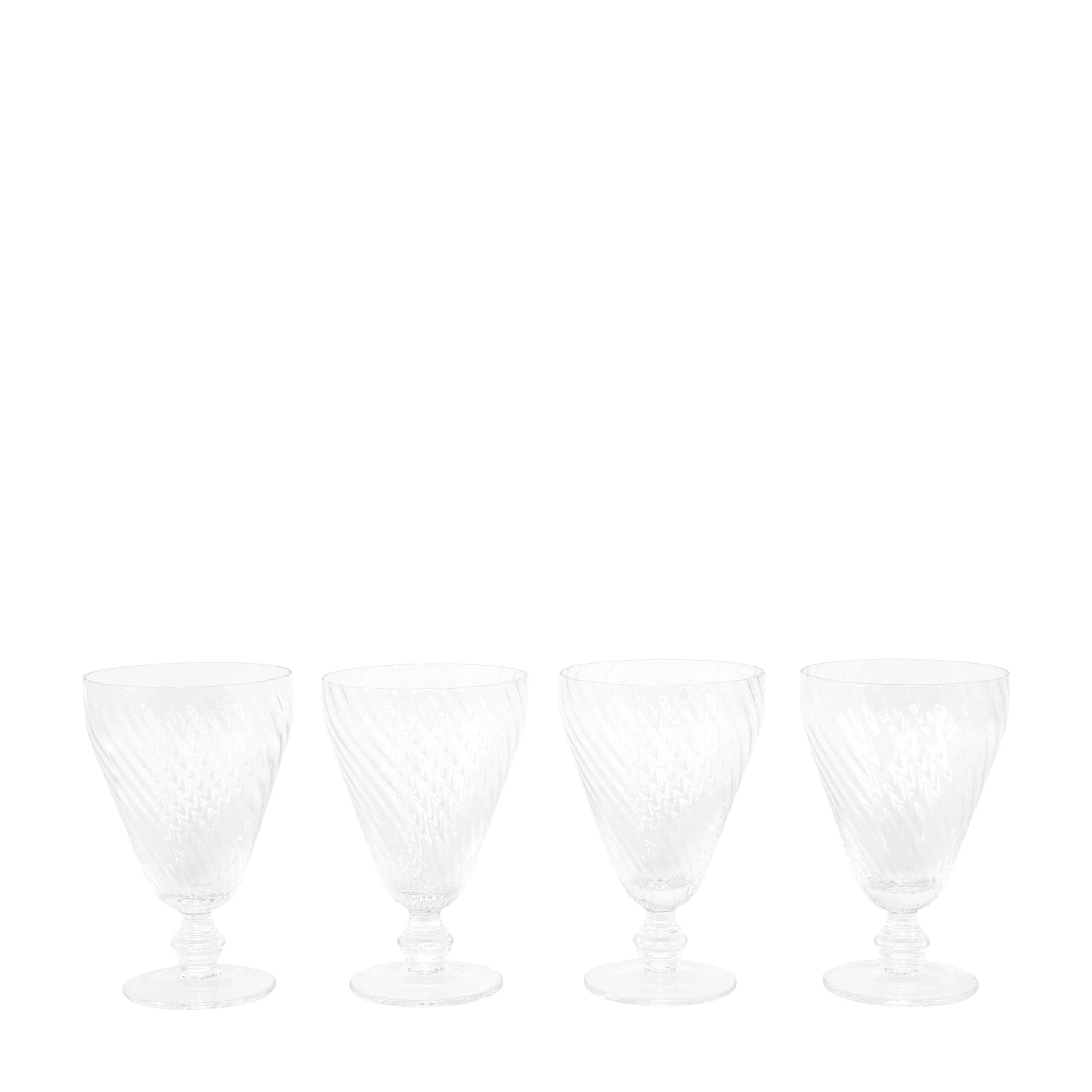 Swirl Wine Glass Smoked Grey 4pk - Image 2