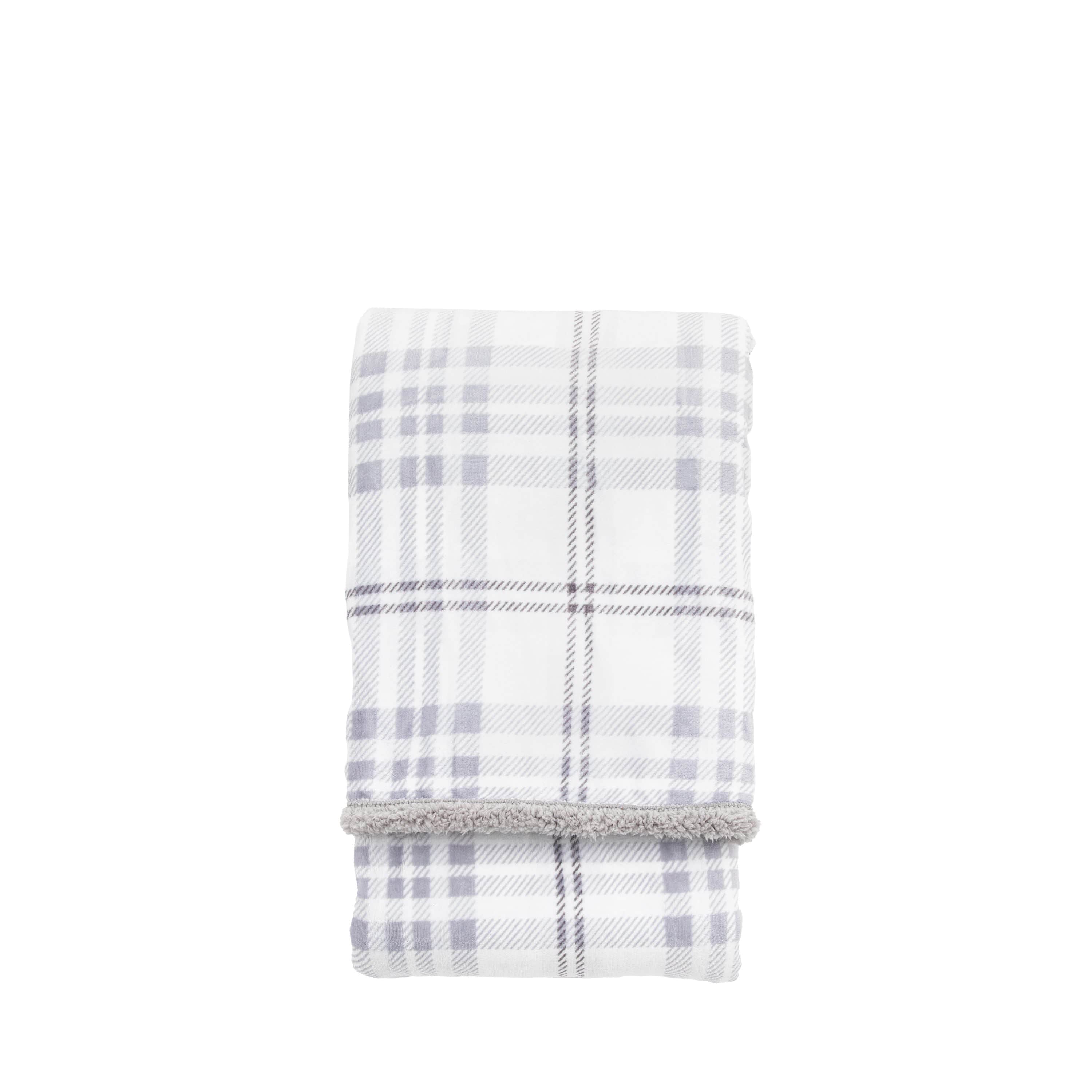Tartan Sherpa Throw - Image 4