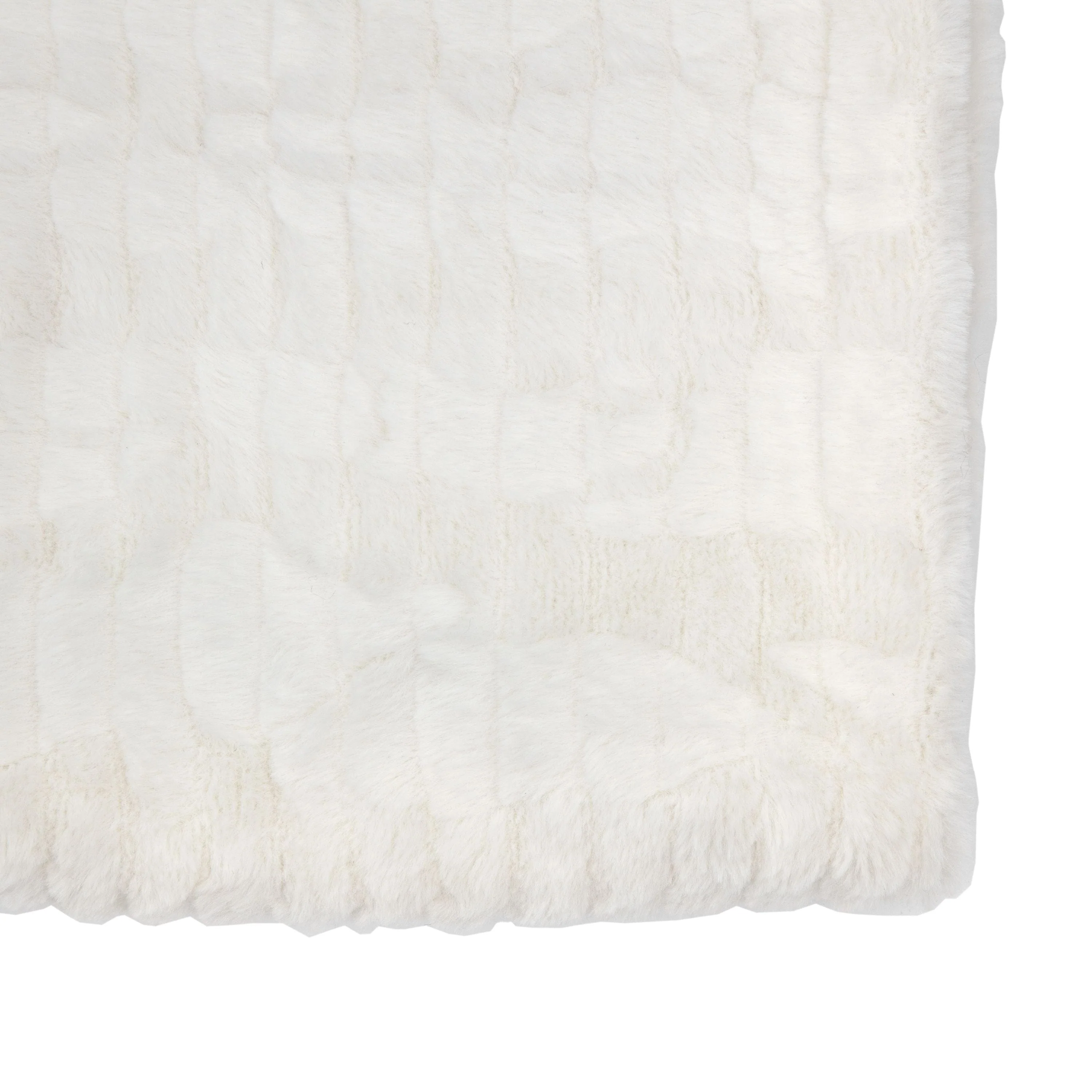 Textured Rabbit Fur Throw - Image 6