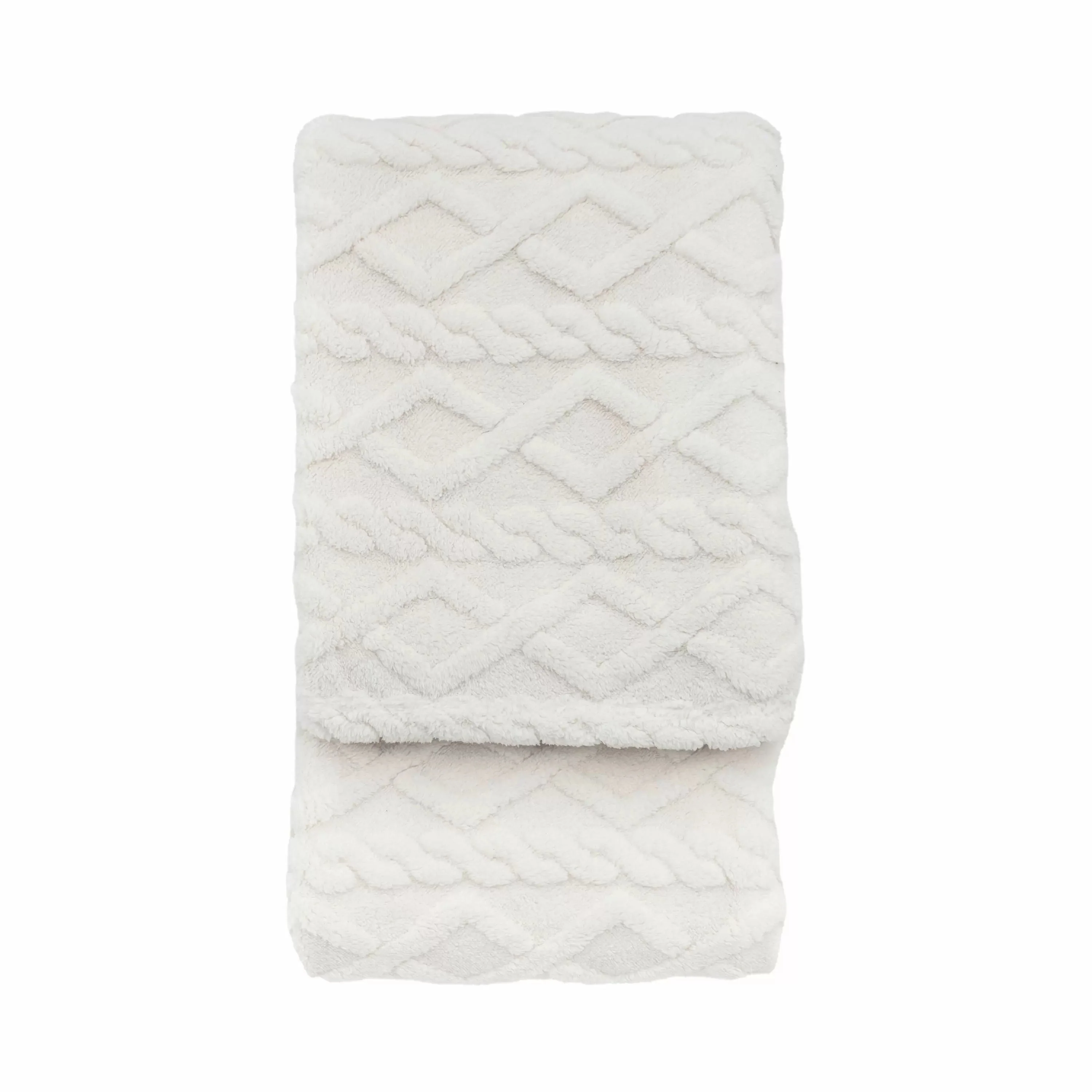 Textures Cable Knit Cream - Image 5