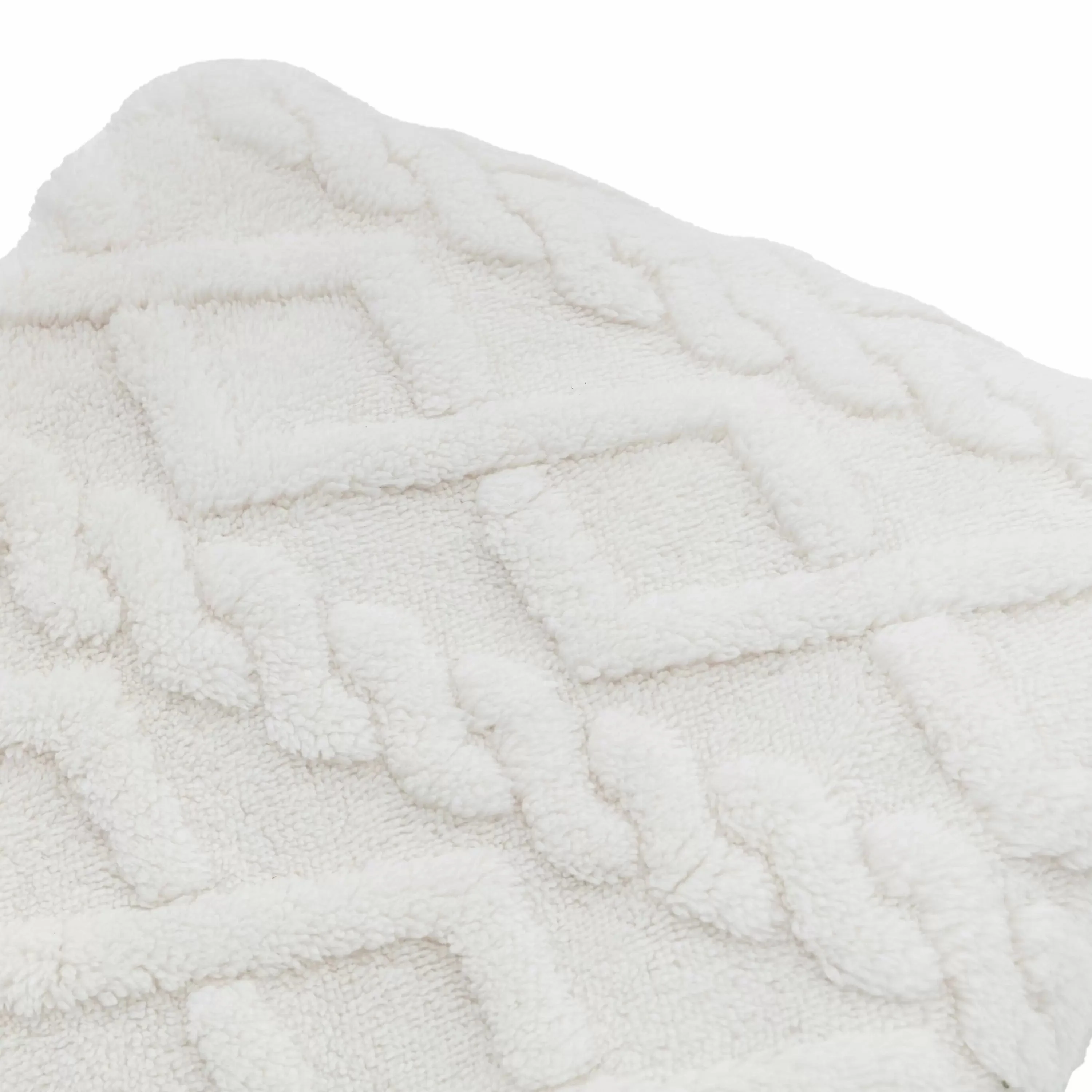 Textures Cable Knit Cream - Image 7