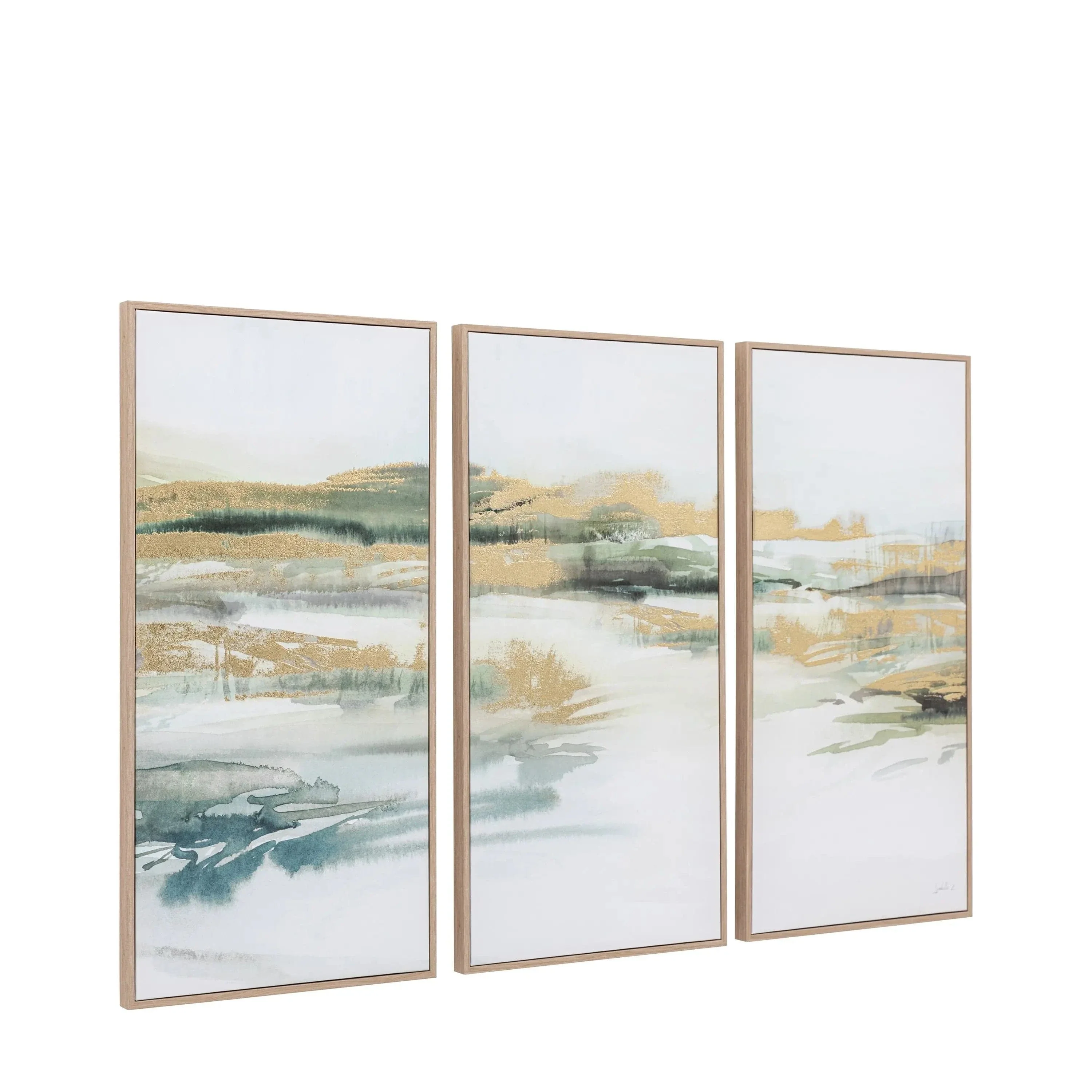 Triptych Framed Canvas Set of 3 - Image 3