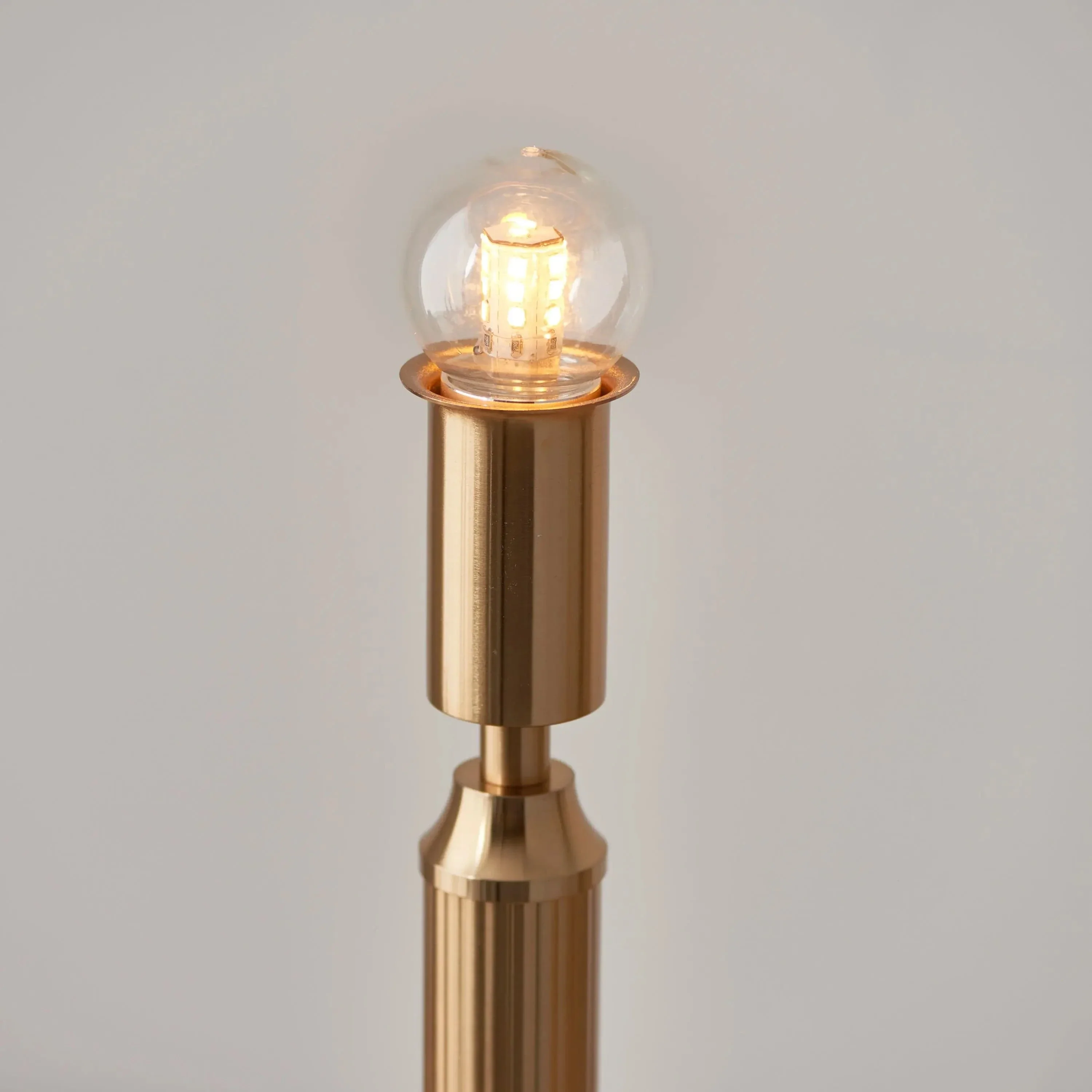 Trowbridge Rechargeable Table Lamp Base Aged Brass - Image 3