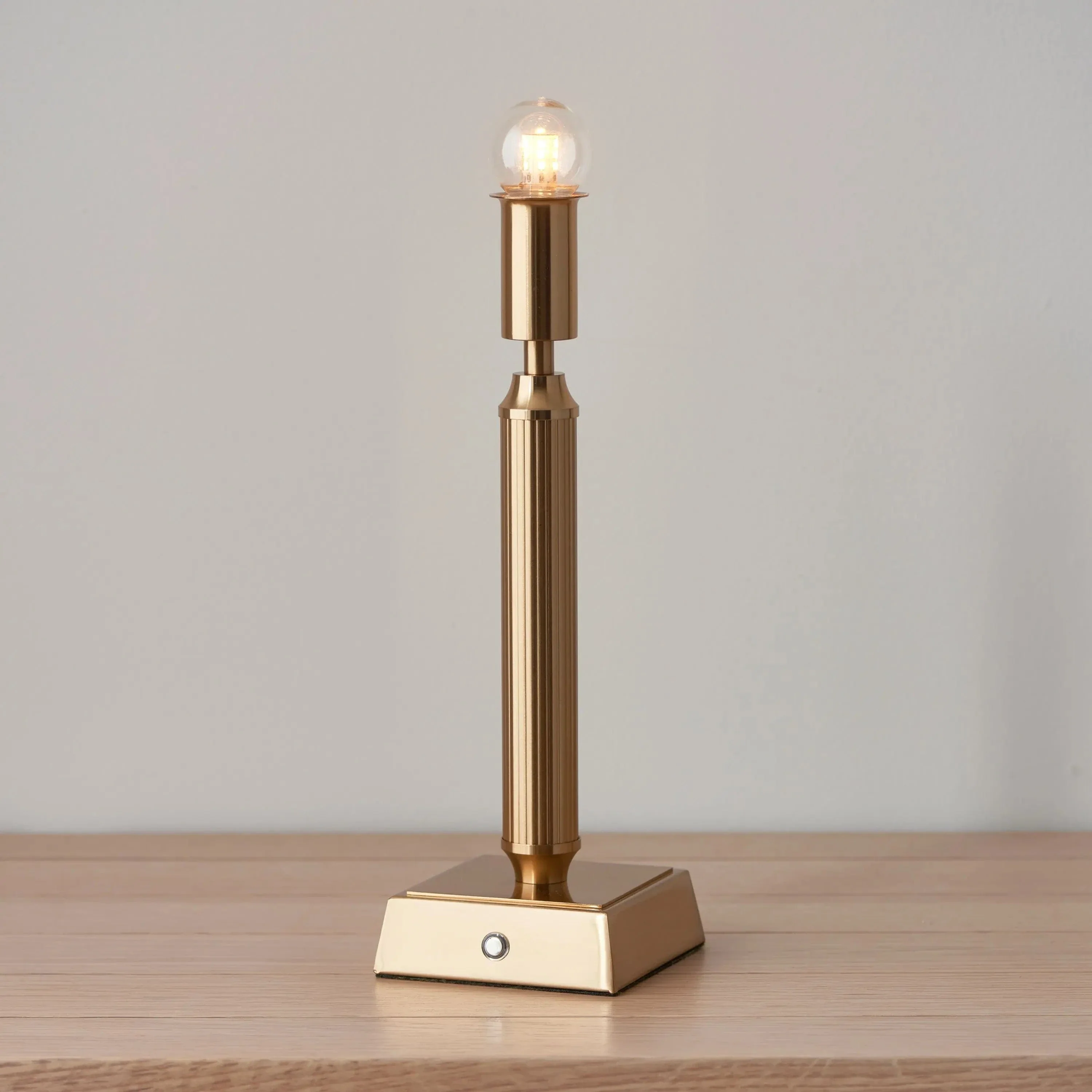 Trowbridge Rechargeable Table Lamp Base Aged Brass - Image 5