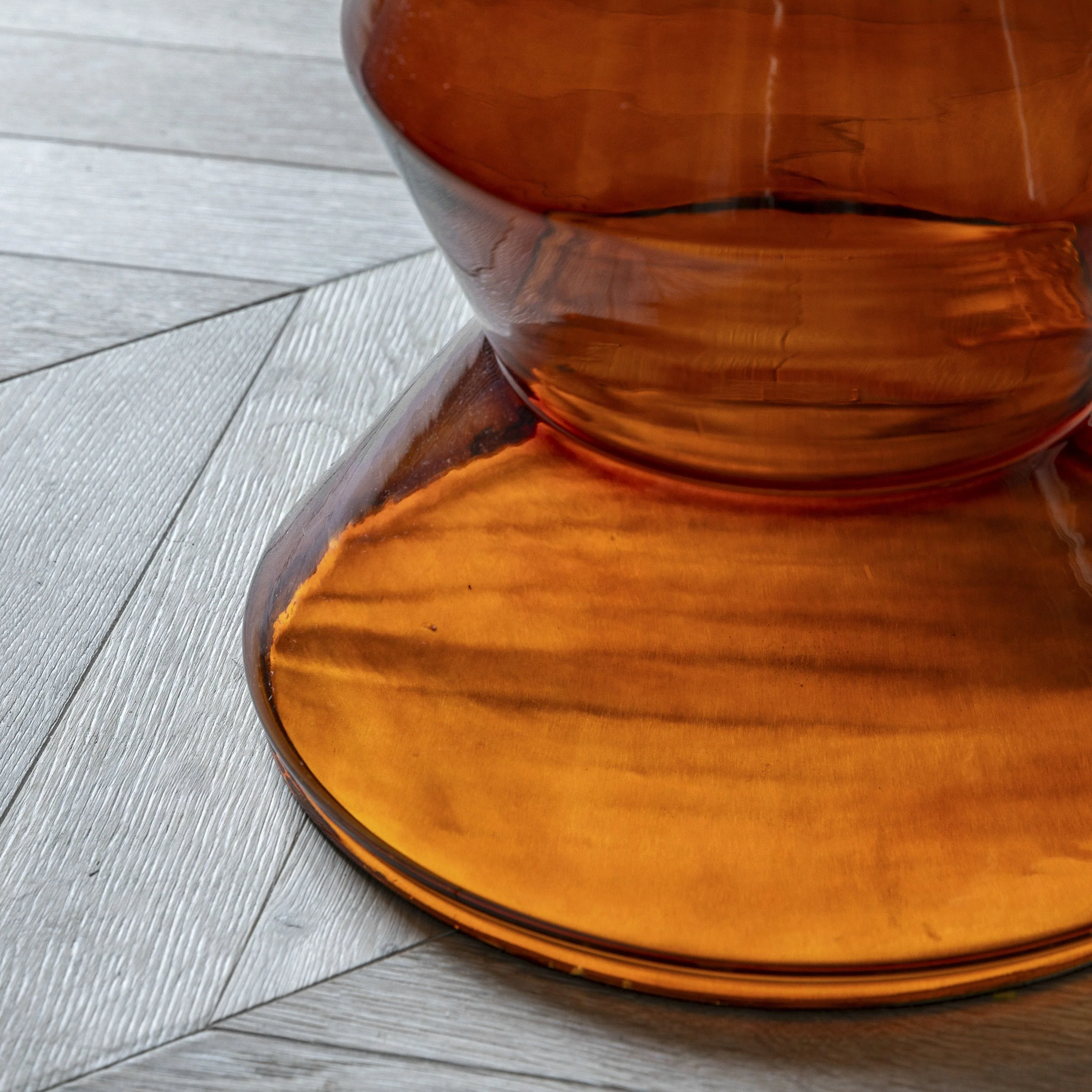 Horwich Side Table Orange 510x510x510mm - Image 3