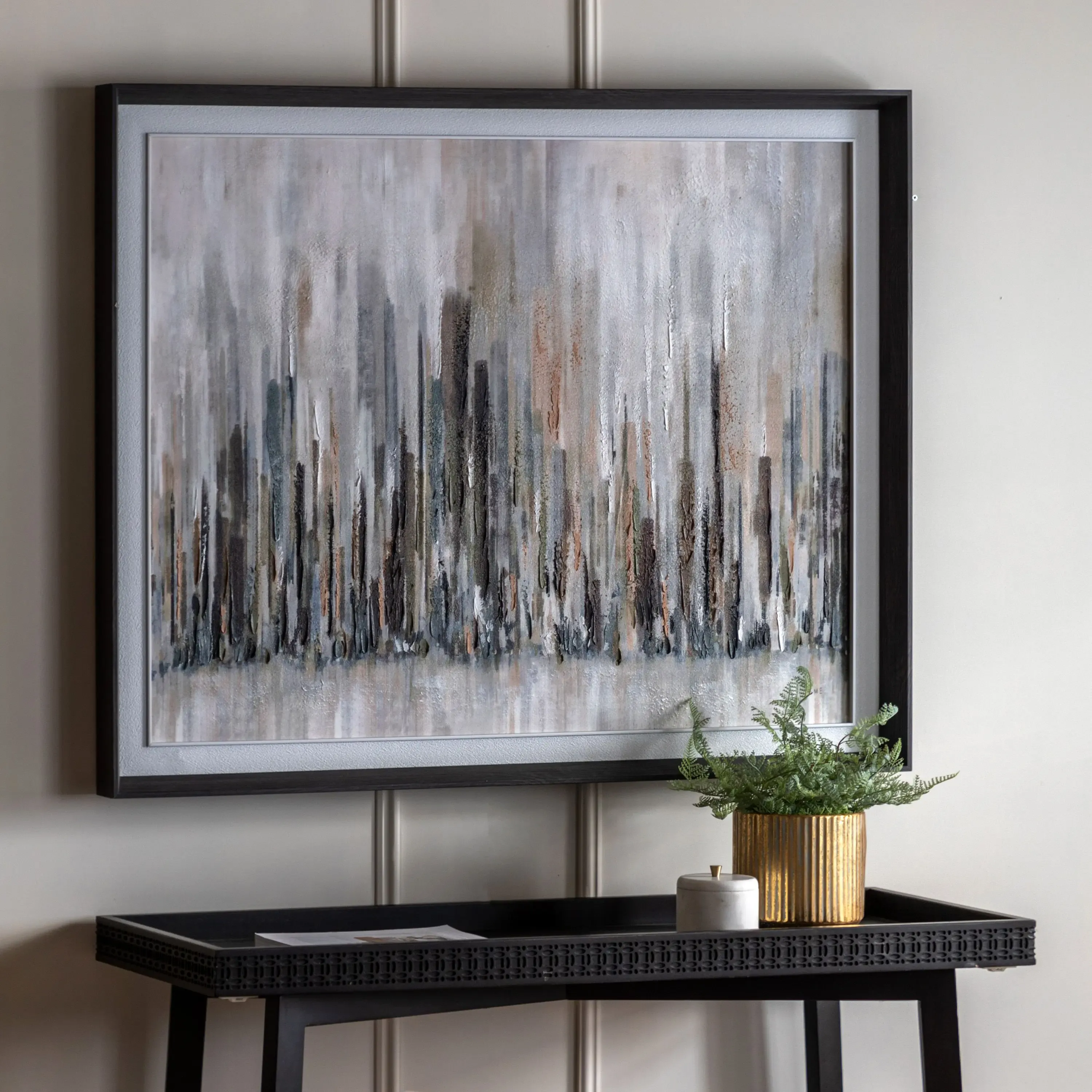 Urban Silence Framed Canvas - Image 2