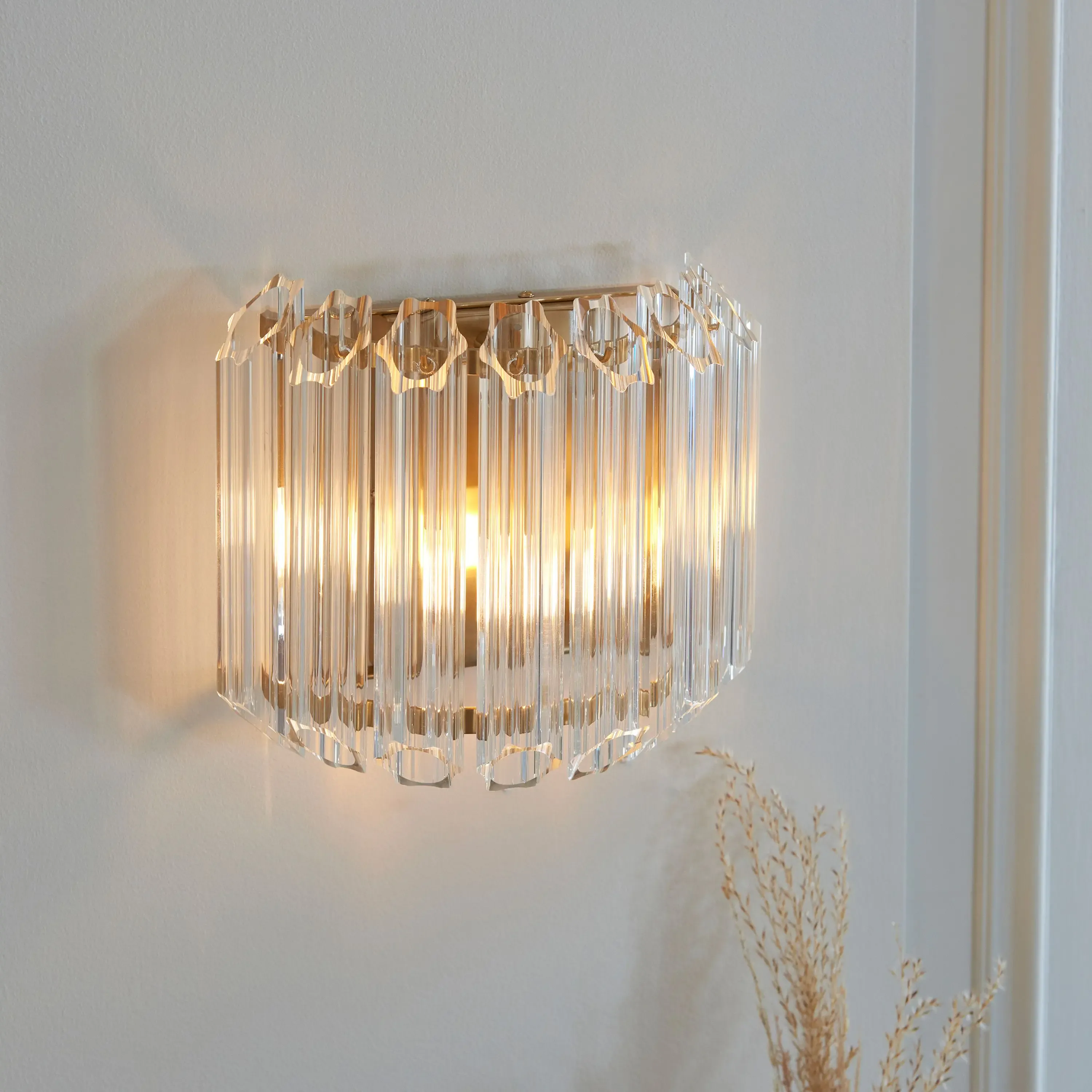 Valentina Wall Light Brushed Aged Brass - Image 2