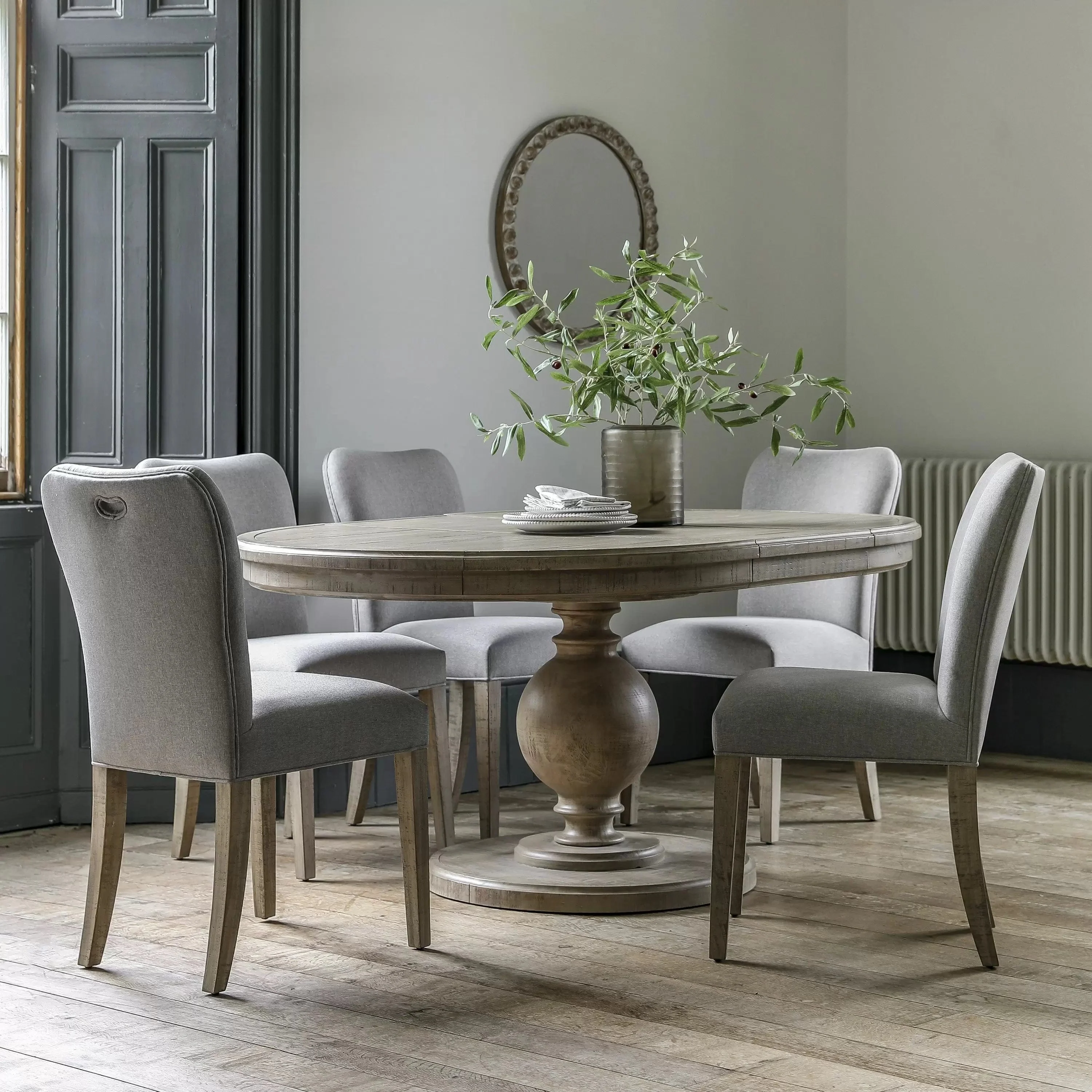 Wakefield Rnd Ext Dining Tble 1200/1600x1200x750mm - Image 2
