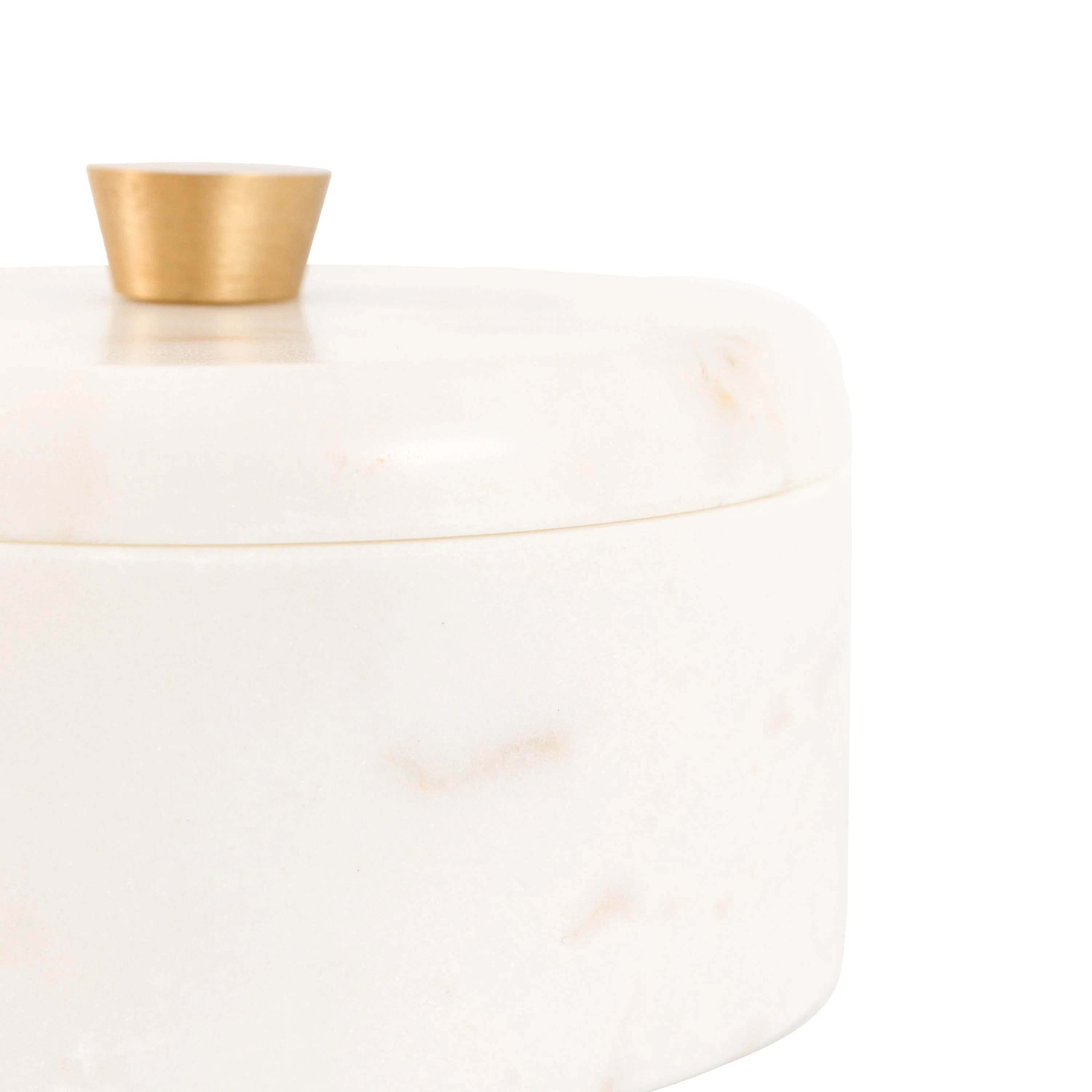 Veta Marble Rounded Box White Large - Image 7