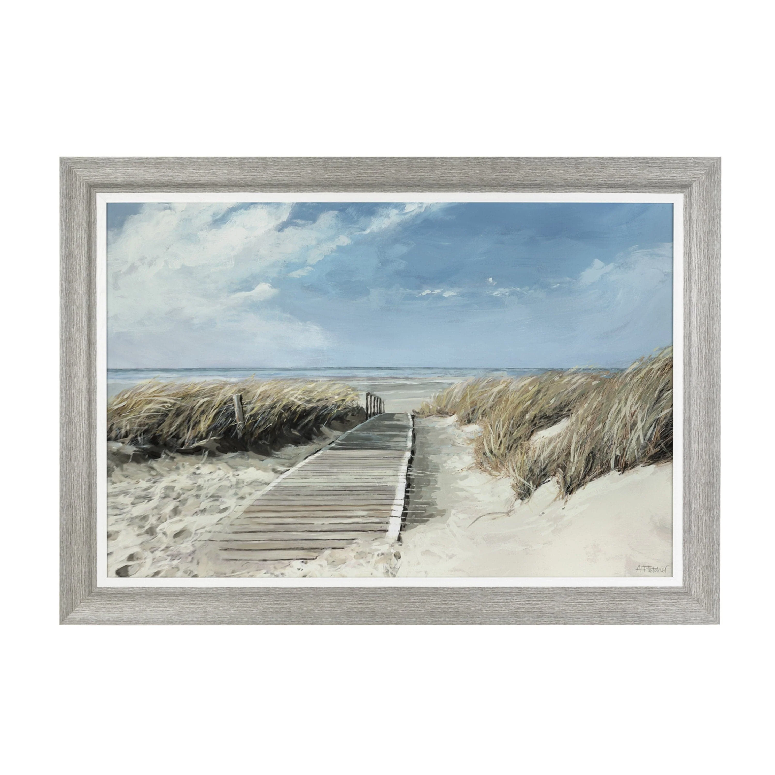 View To Sea Framed Canvas - Image 2