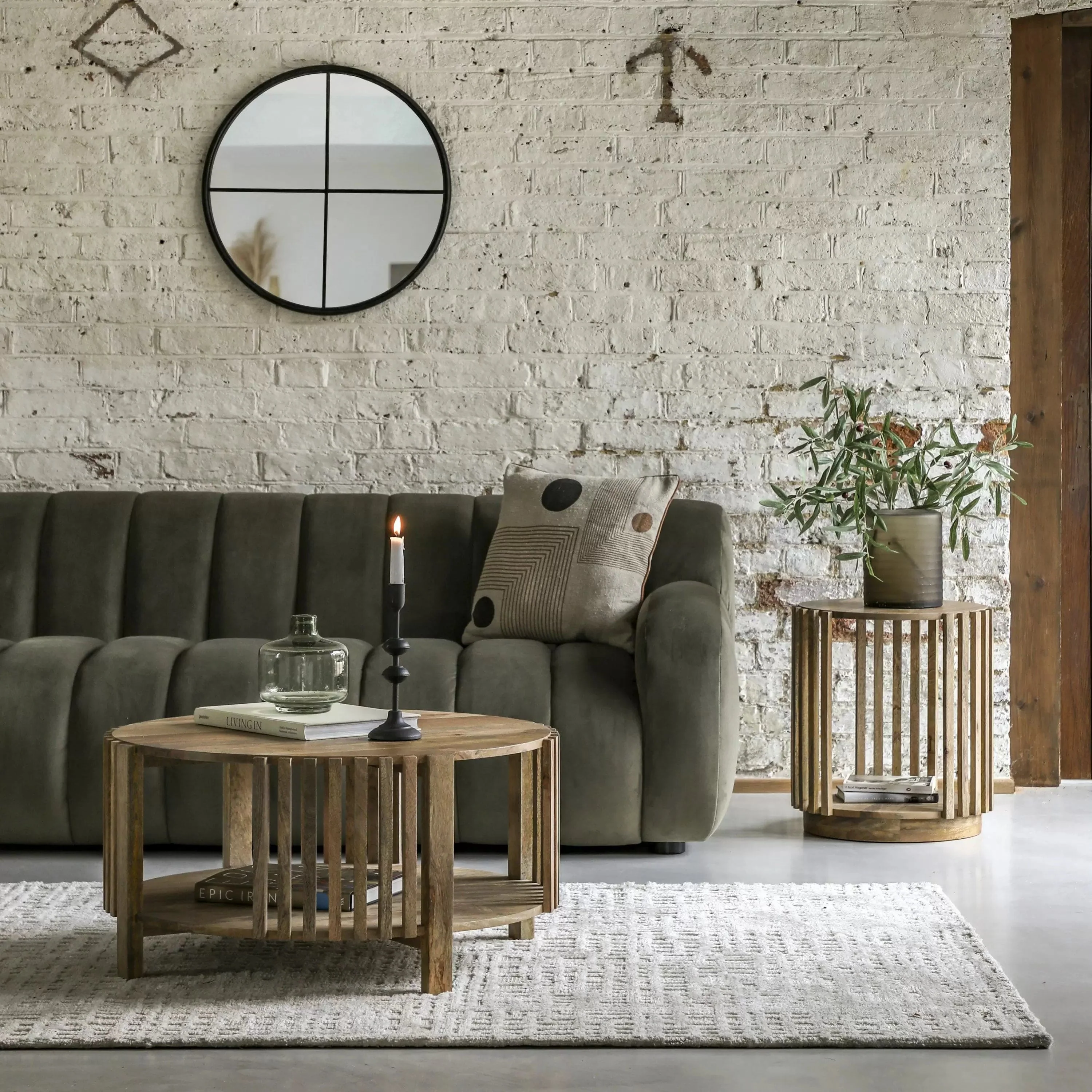Rothwell Side Table 450x450x500mm - Image 3