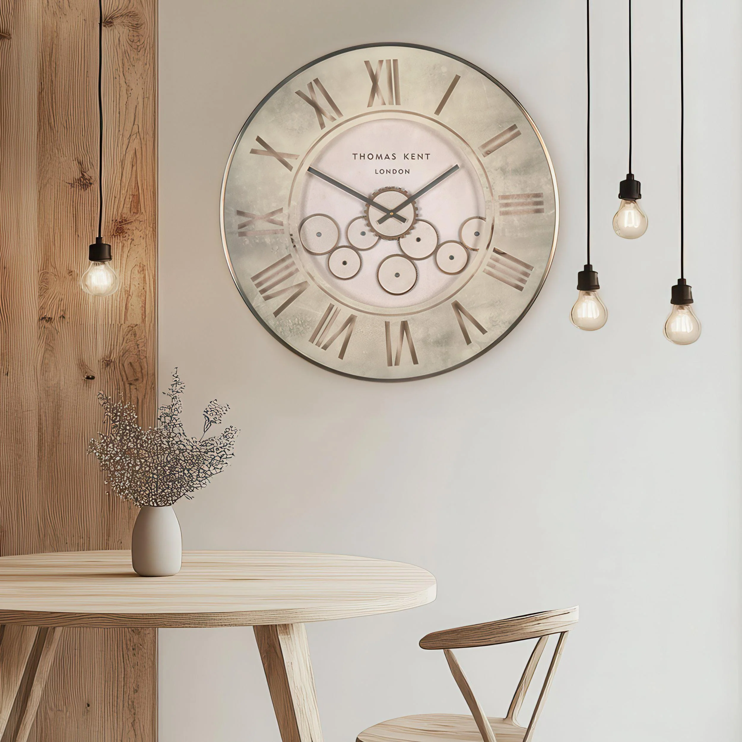 Wall Clock Cog Stone