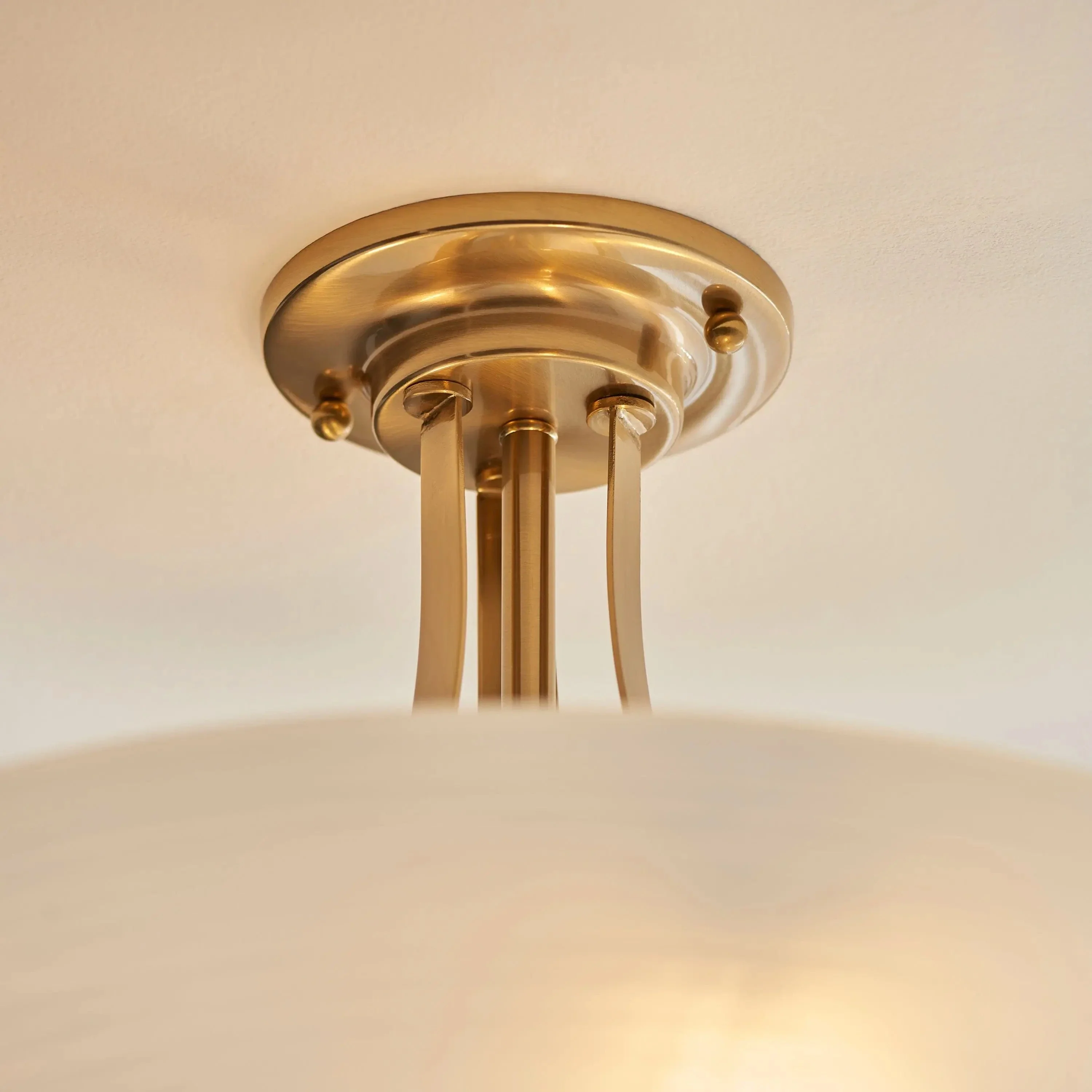 Welar 3 Ceiling Light Brushed Aged Brass - Image 5