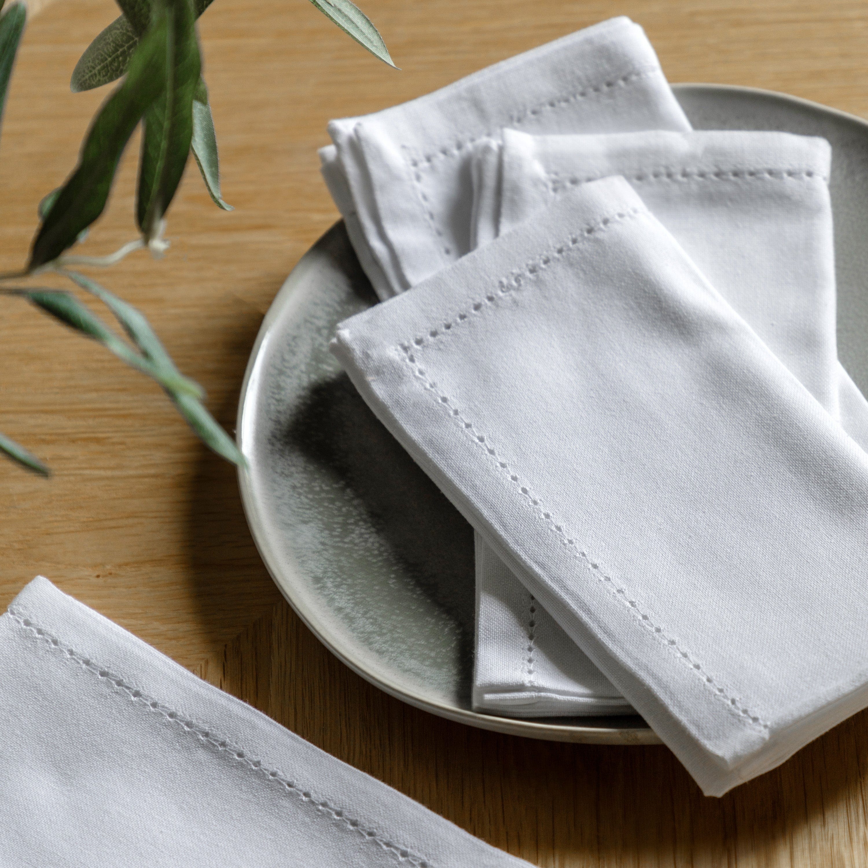 White Classic Napkin 4pk White