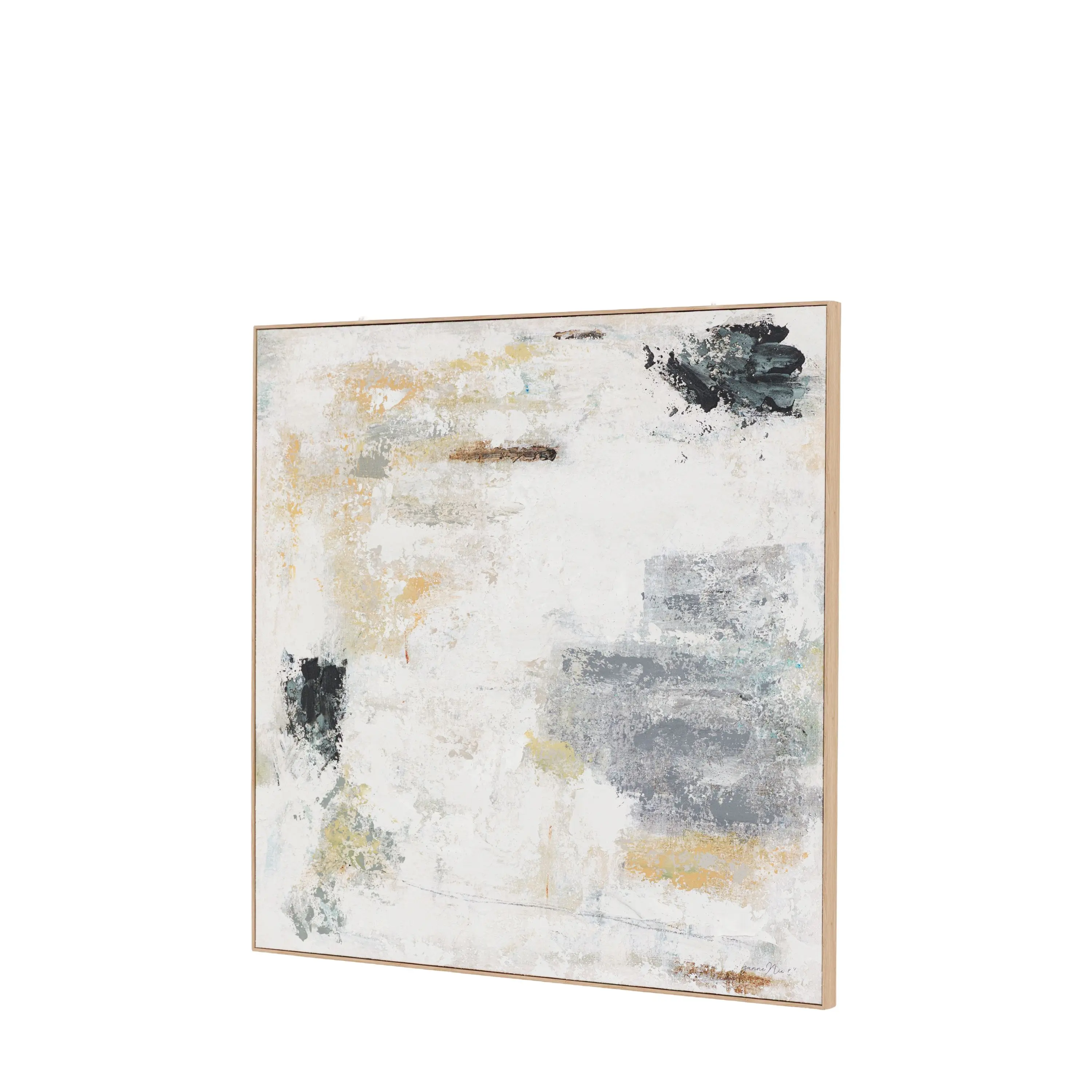 White Noise Framed Canvas - Image 2