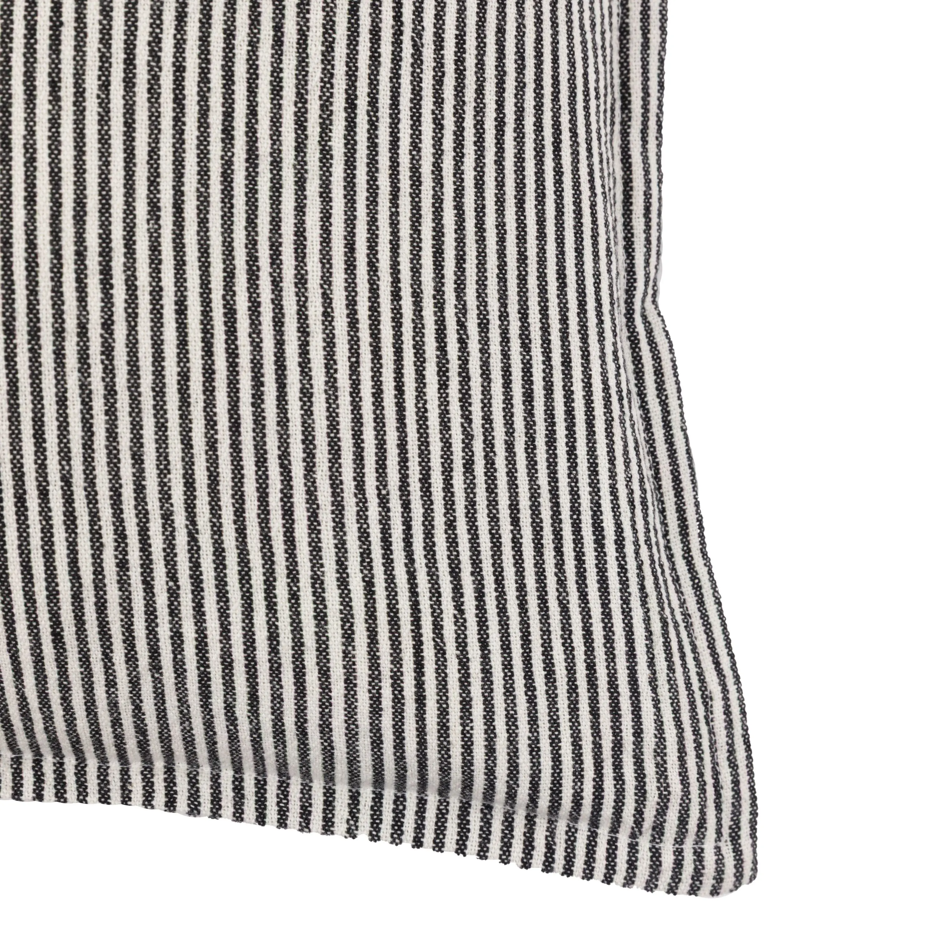 Windsor Woven Stripe Cushion Ink Blue - Image 6