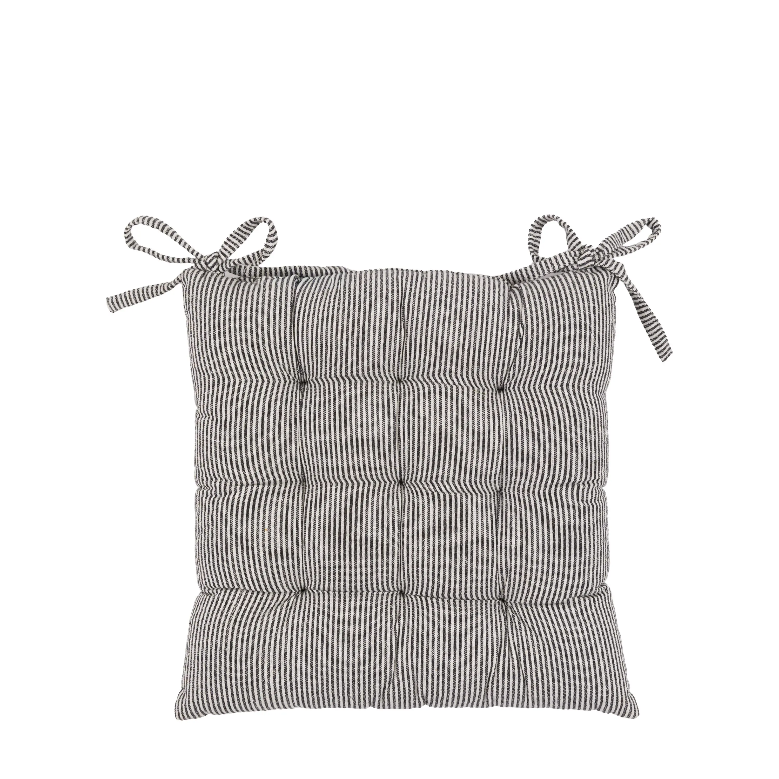 Windsor Woven Stripe Seatpad Ink Blue - Image 5