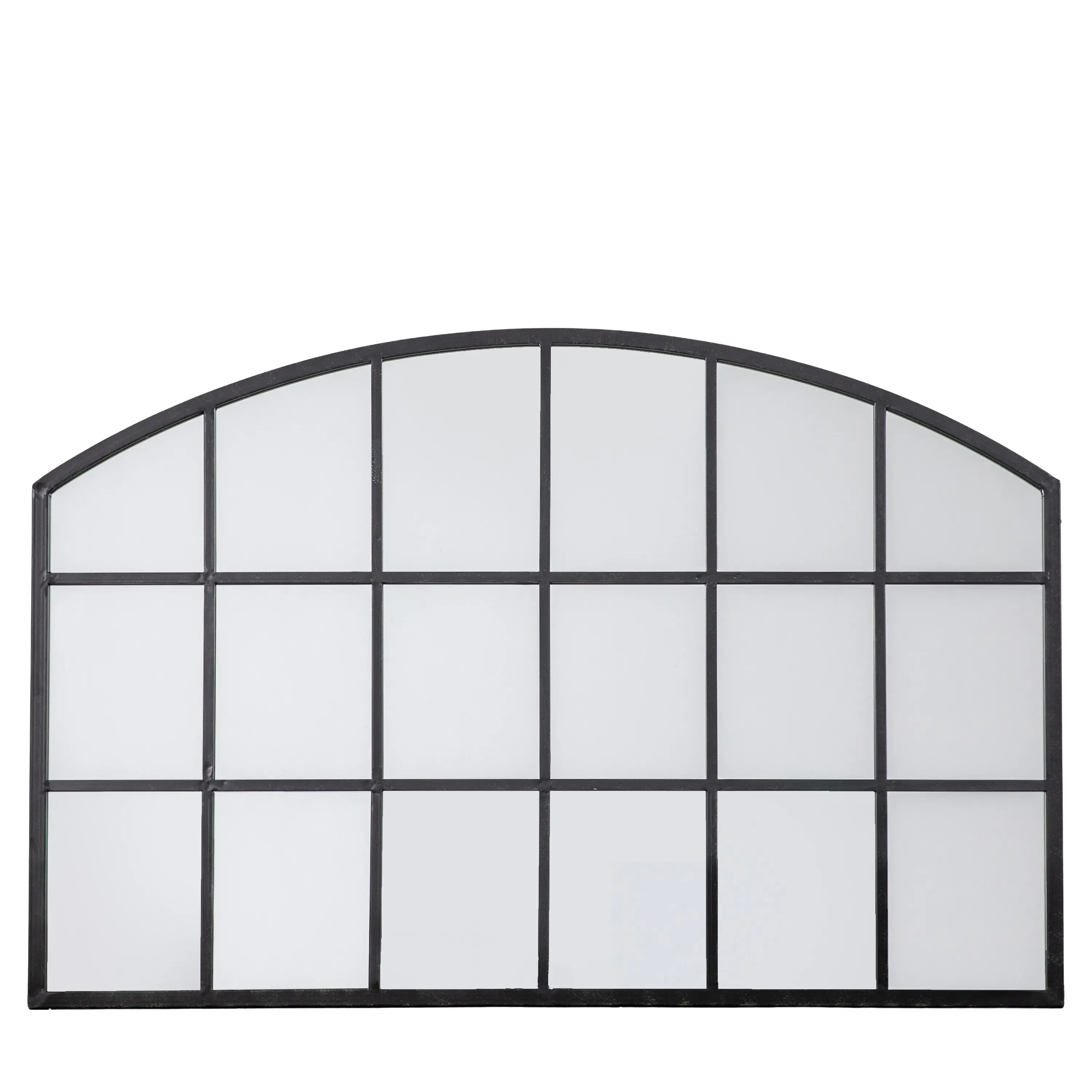Wingham Arch Mirror Black Large
