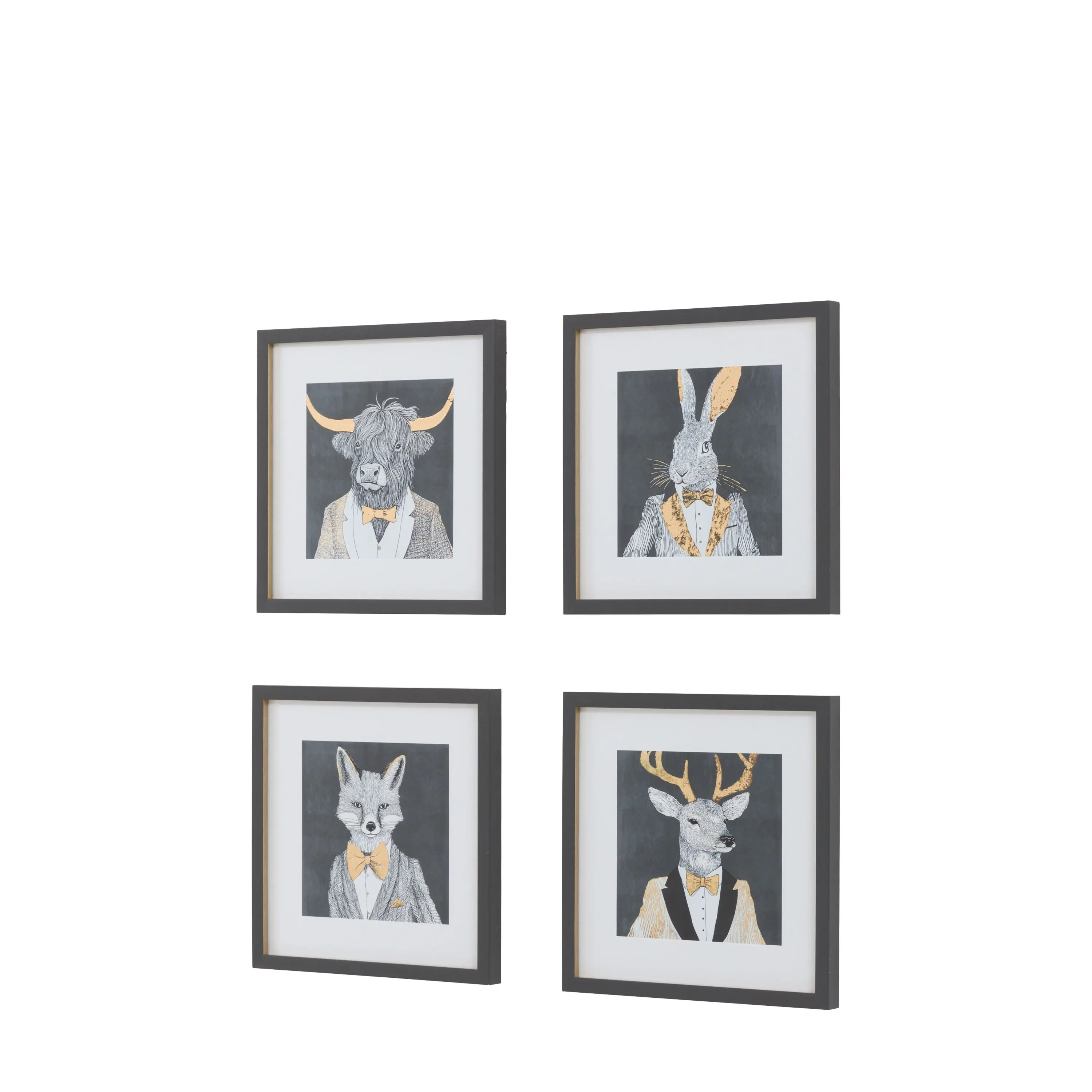 Woodland Gentry Framed Art Set of 4 - Image 2