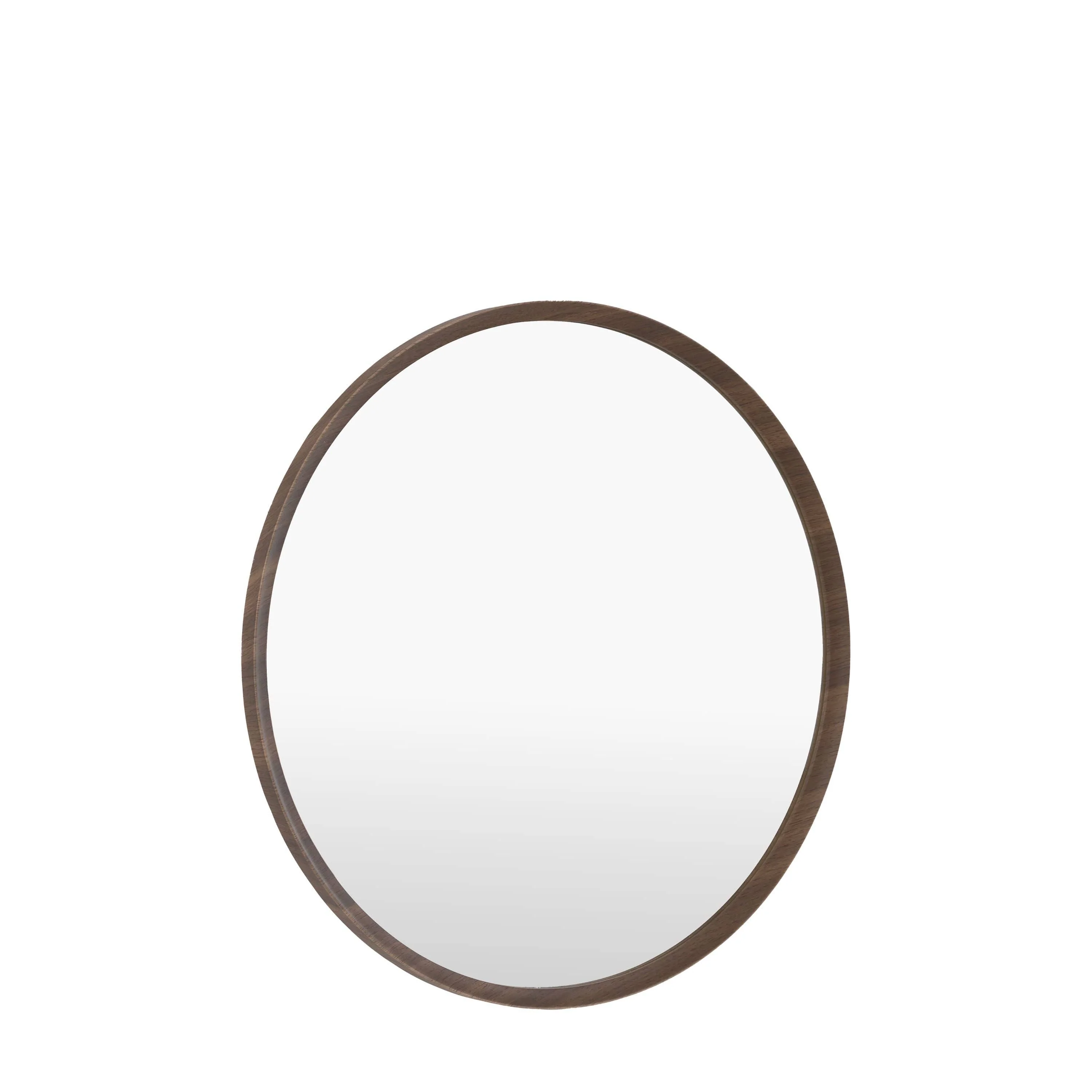 Woodstock Round Mirror Walnut Large - Image 7