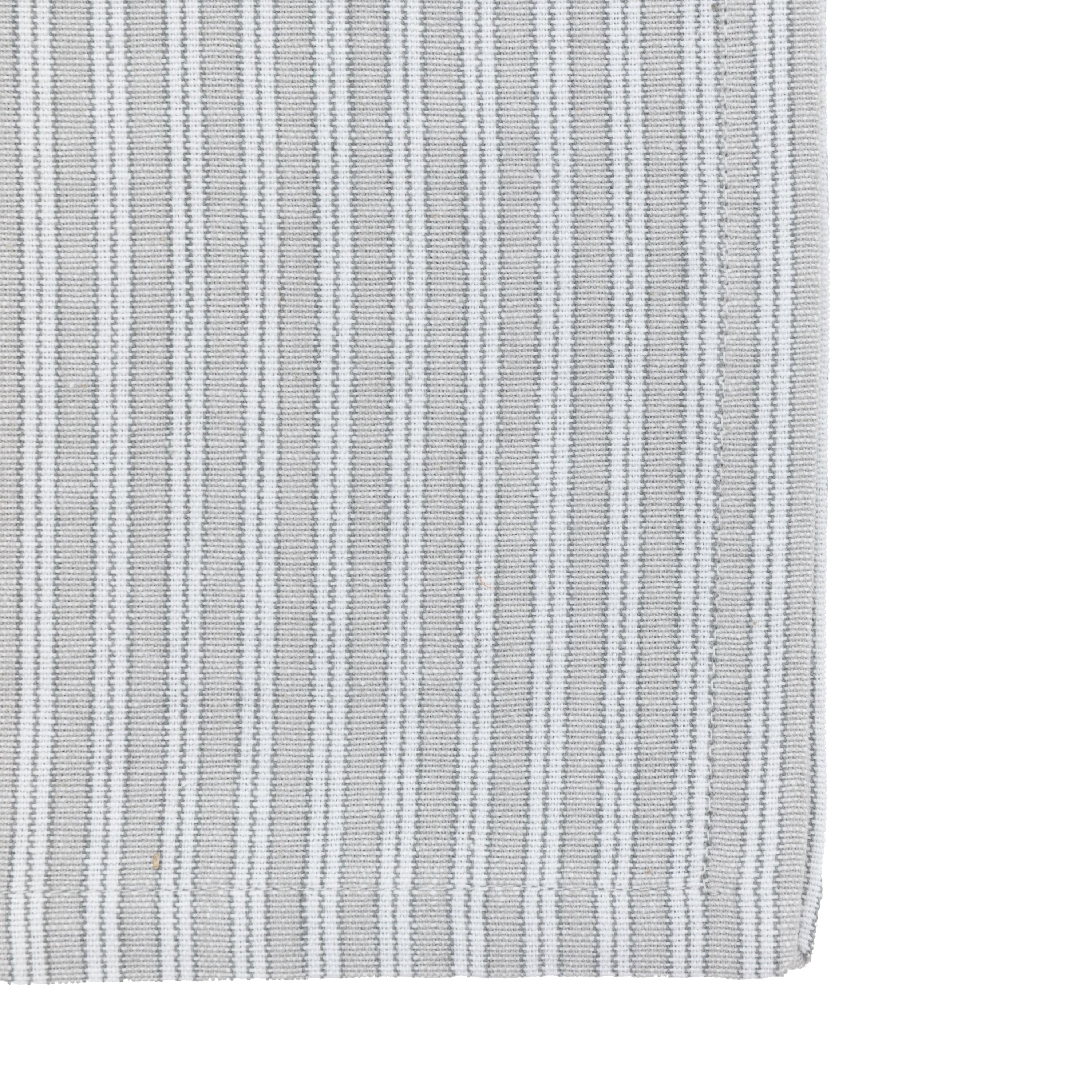 Woven Striped Napkin Grey 4pk - Image 5