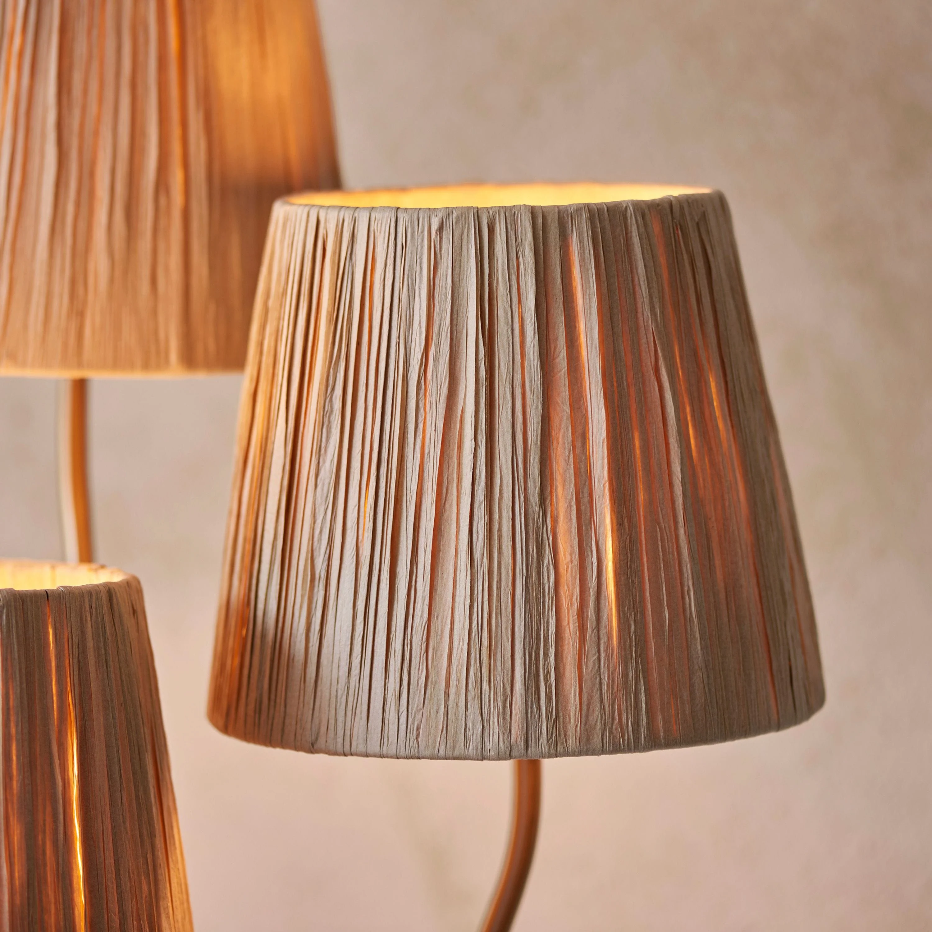 Wrigley 3 Floor Lamp Brushed Aged Brass - Image 5