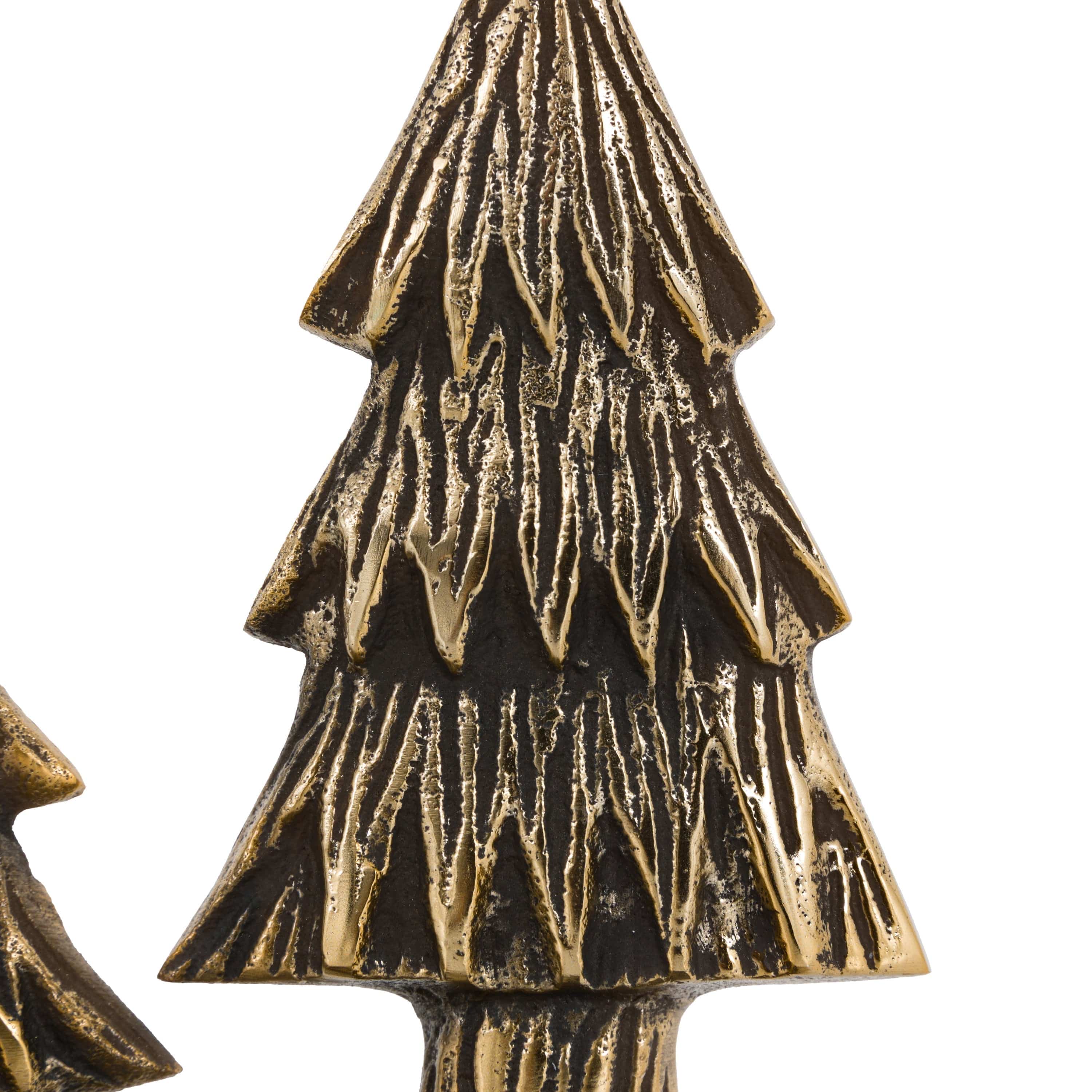 Xmas Tree Tealight Holder Gold - Image 9