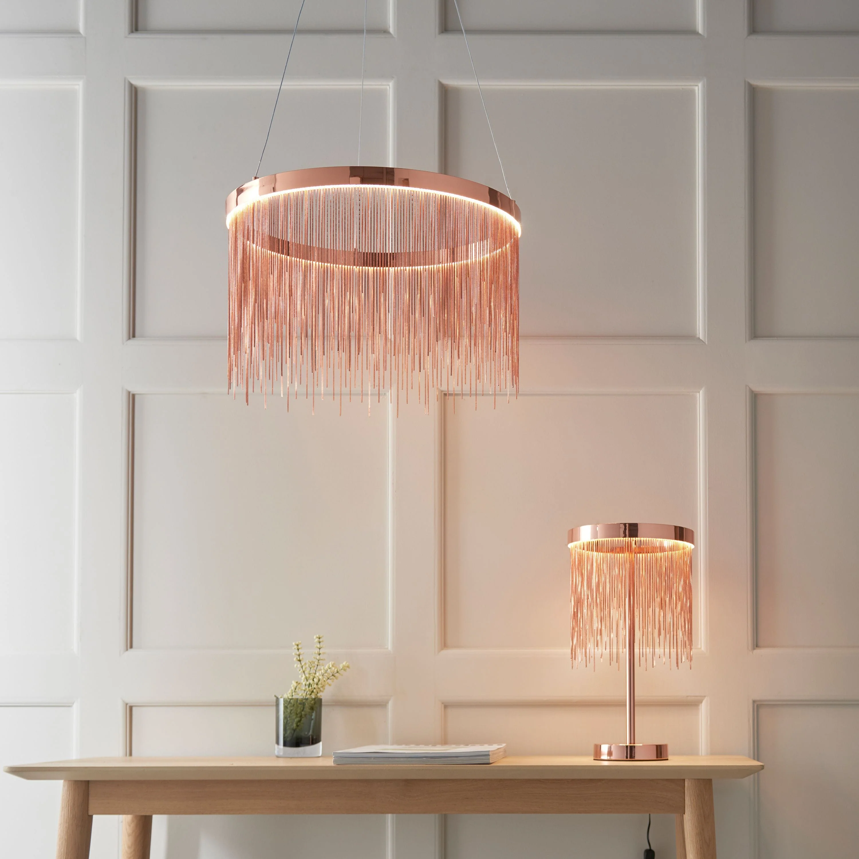 Zelma Table Lamp Brushed Copper - Image 2