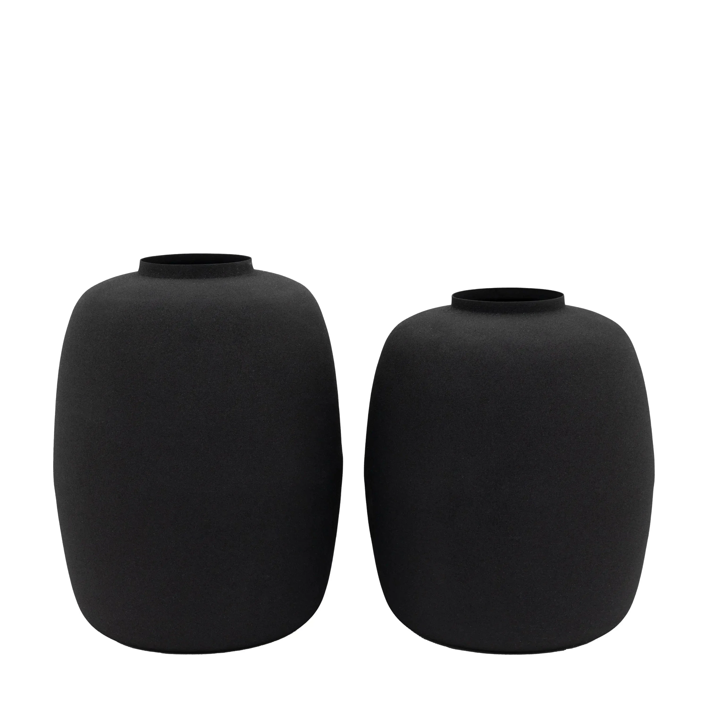 Zila Vase Black Set of 2 - Image 4