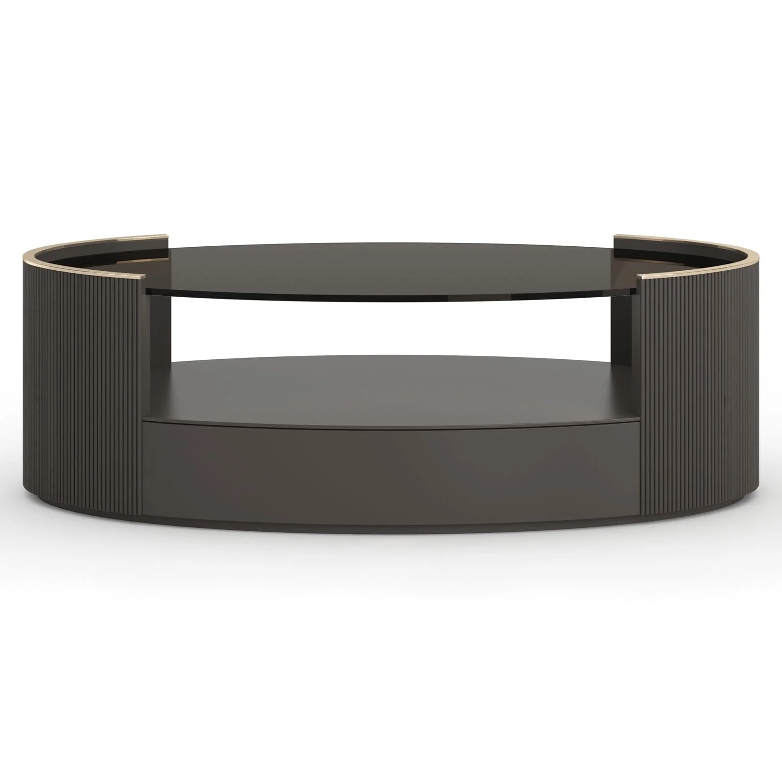 Love Oval Coffee Table in Dark Chocolate - Image 2