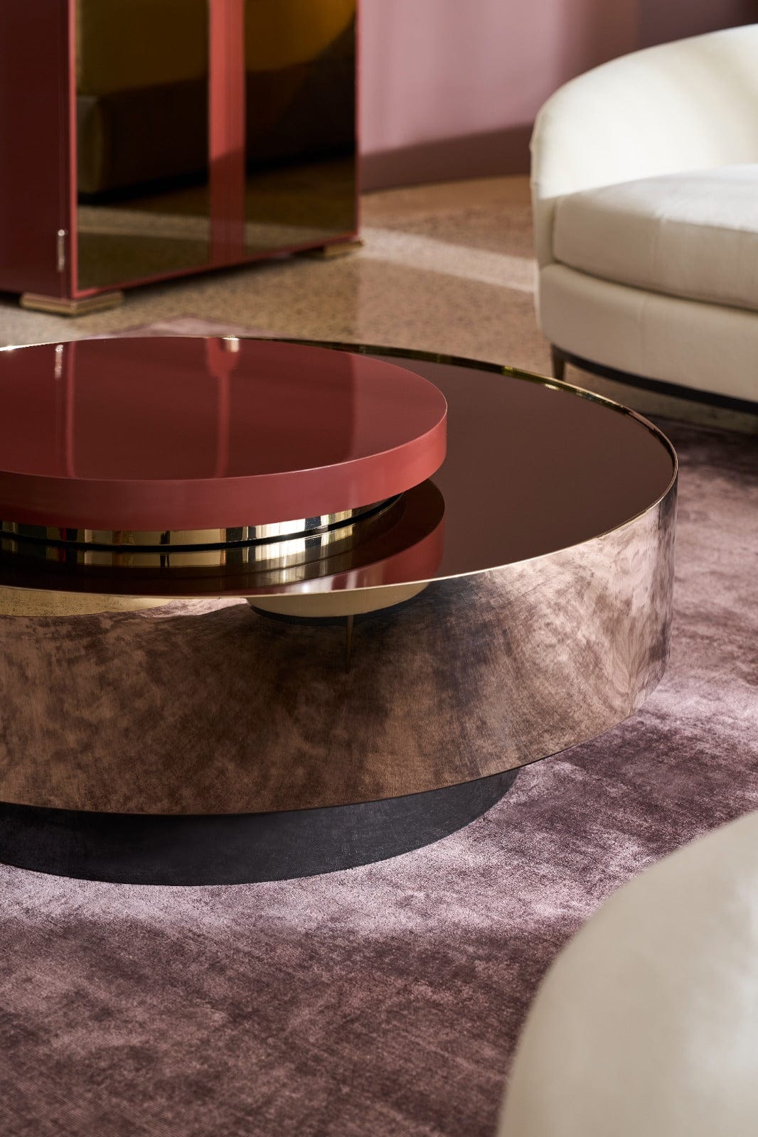 Radius Coffee Table Round Accent Tray - Image 2