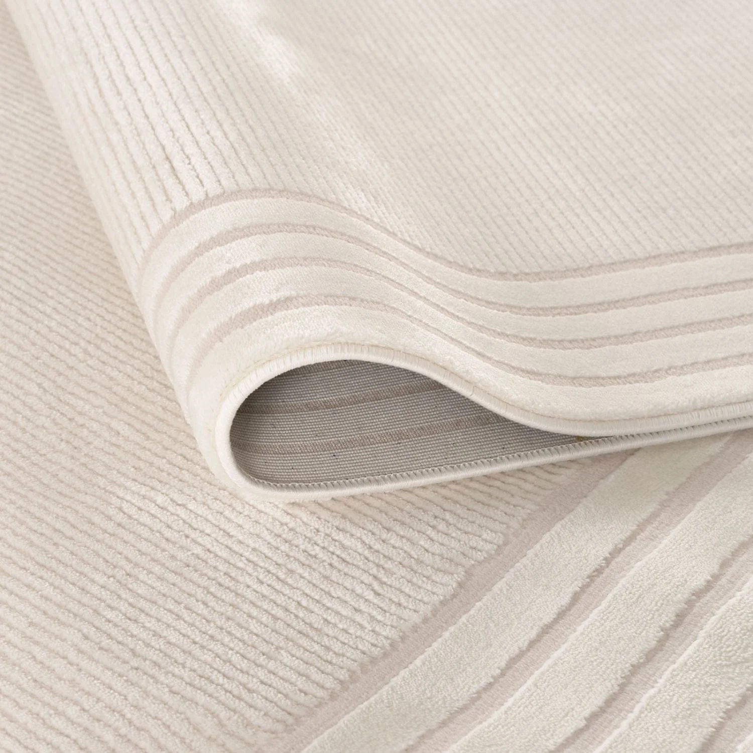 Carmel Cream Bordered Rug | 6060 - Image 4