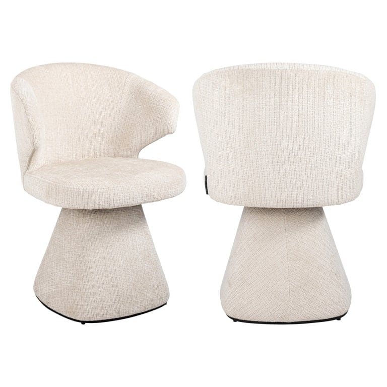 Chair Gatsbi beige chenille fire retardant (Niagara 902 beige)
