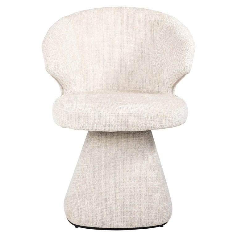 Chair Gatsbi beige chenille fire retardant (Niagara 902 beige) - Image 5
