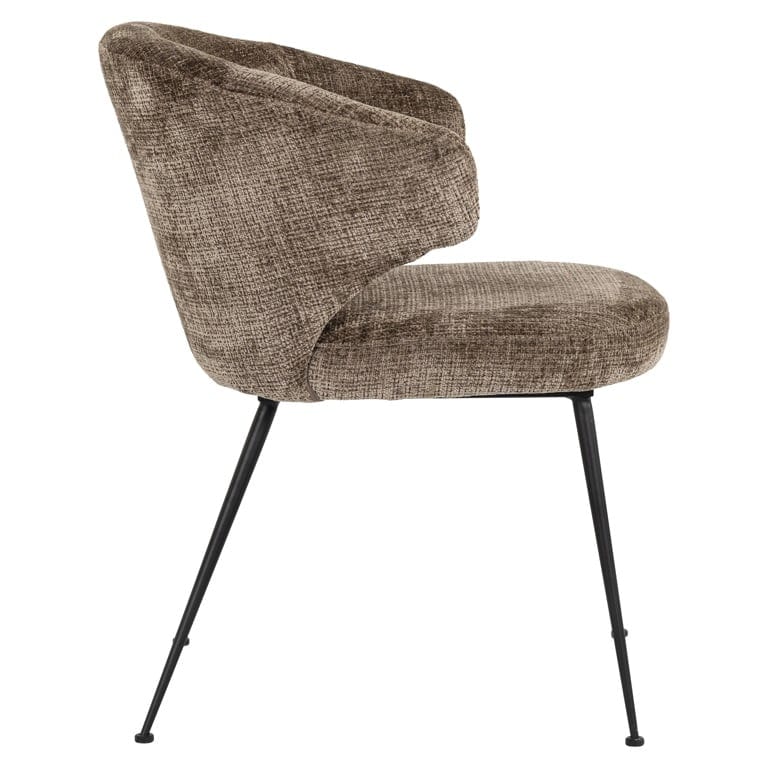 Chair Xandra stone chenille fire retardant (Niagara 104 Stone Chenille) - Image 4