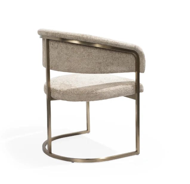 Clemont Dining Chair - Taupe - Image 5