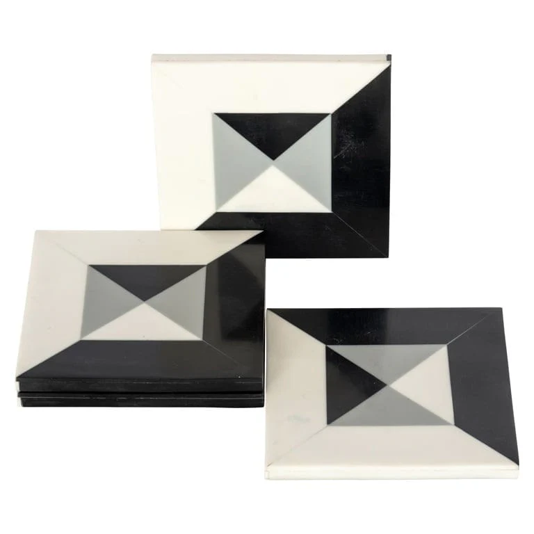 Coaster Louel (Black/white) | OUTLET - Image 2