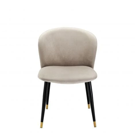Dining Chair Volante Beige Velvet | OUTLET - Image 2
