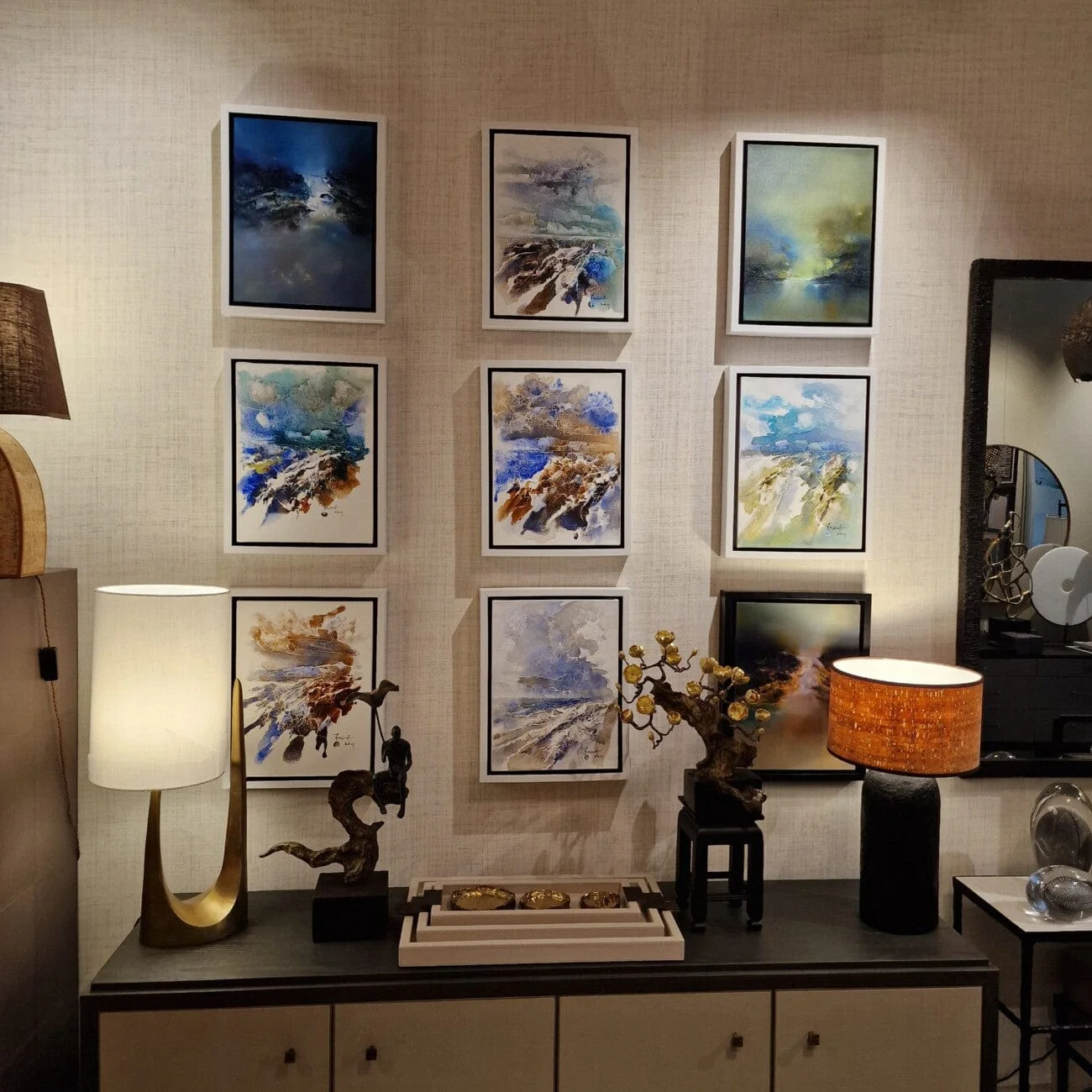 Abstract Paintings set of 3 - Image 11