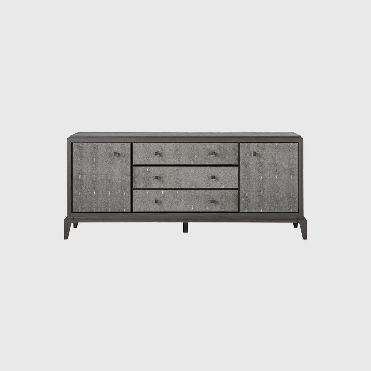 Astoria Cabinet in Macchiato with Shagreen Fronts