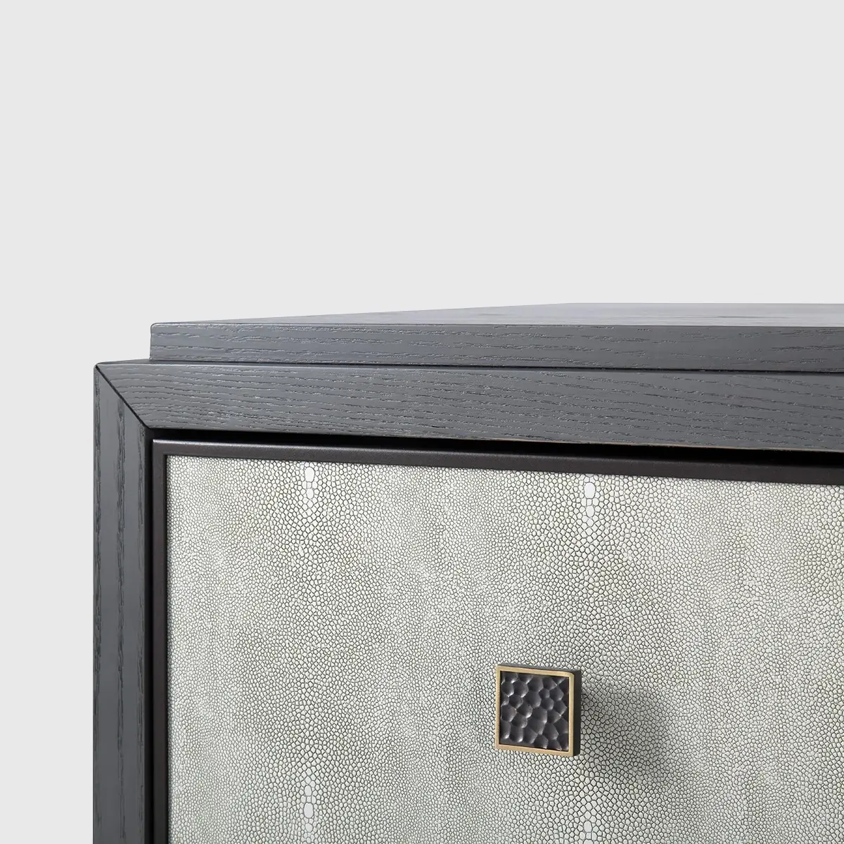Astoria Nightstand Large Graphite Grey Shagreen - Image 2