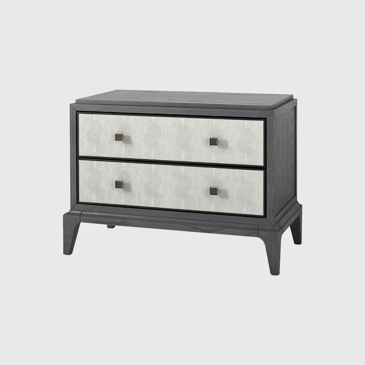 Astoria Nightstand Large Graphite Grey Shagreen - Image 4