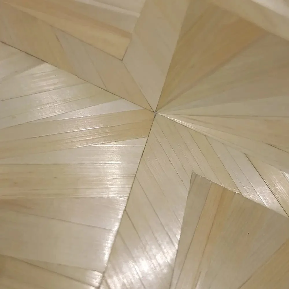 Straw Marquetry And Nickel Box - Image 4