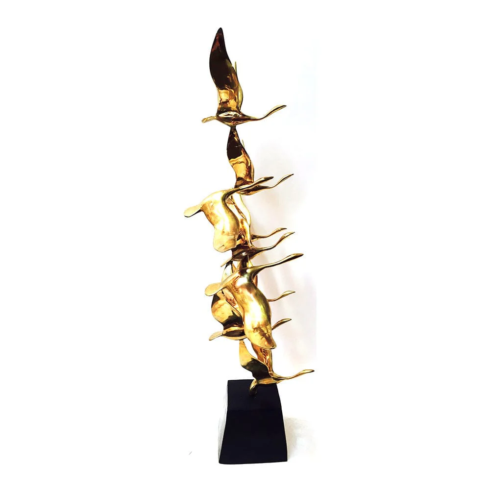 Bronze Sculpture Flight 9 - Image 6